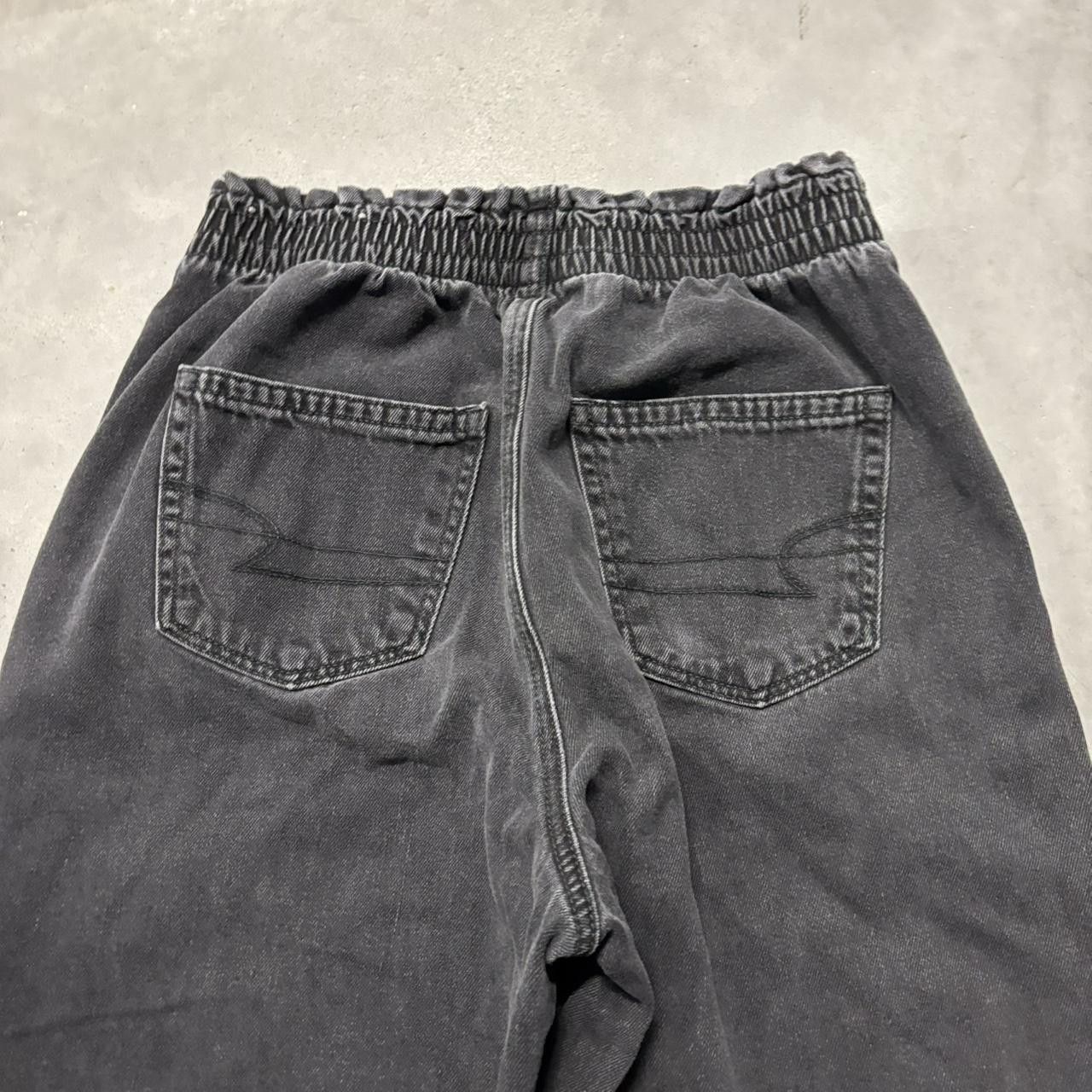 Japanese Brand × Vintage Crazy Vintage Y2K/2000s Faded Black Skater Pants! Size US 29 - 7 Thumbnail