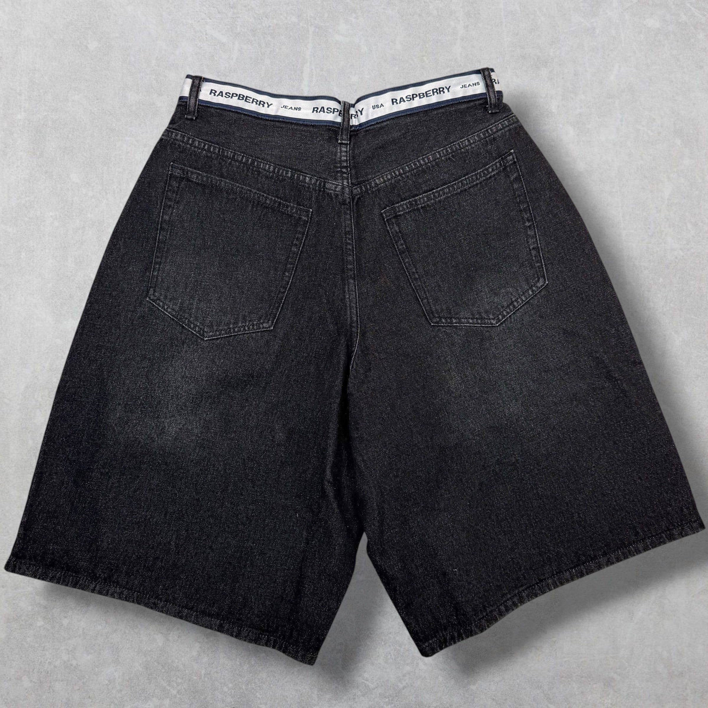 The GV Gallery GV Gallery Raspberry Belt Jorts Black L Size US 36 / EU 52 - 2 Thumbnail
