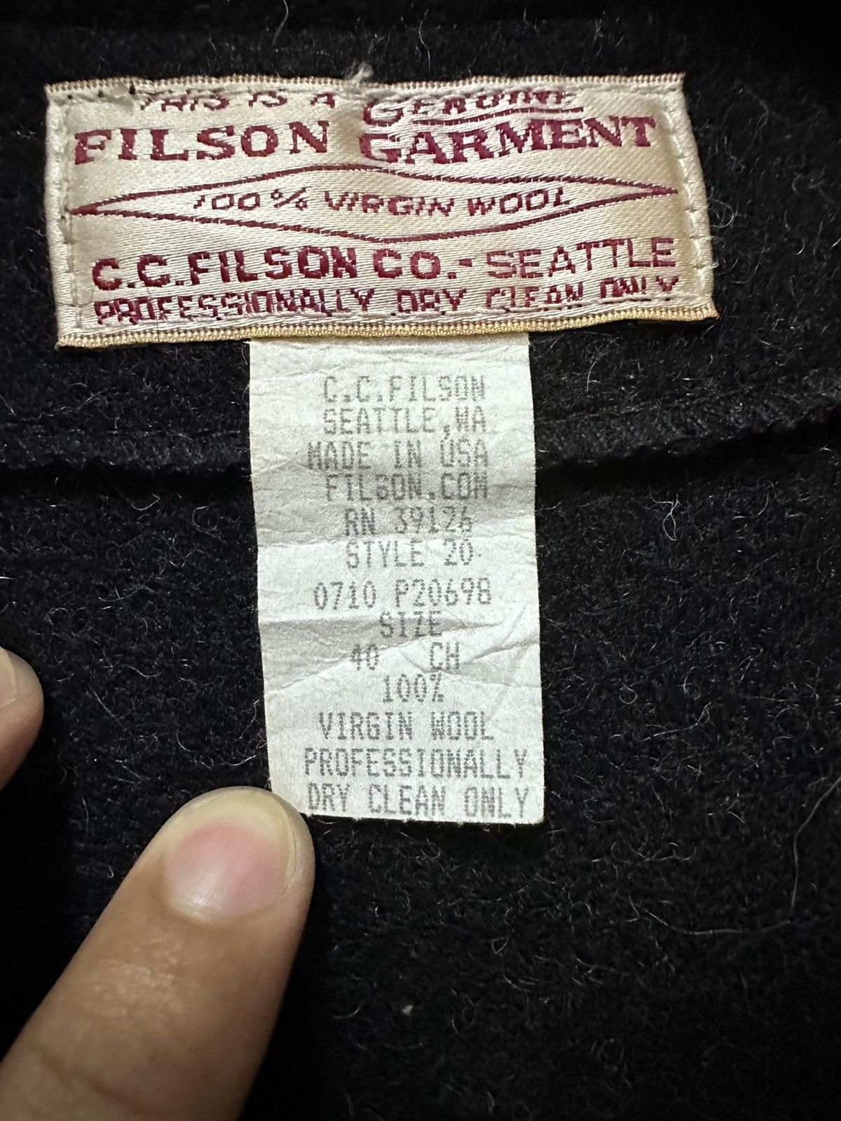 Filson × Garment Reproduction of Workers × Vintage Archive Vintage Filson Garment Multi Pockets Cowboy Vests Size US S / EU 44-46 / 1 - 3 Thumbnail