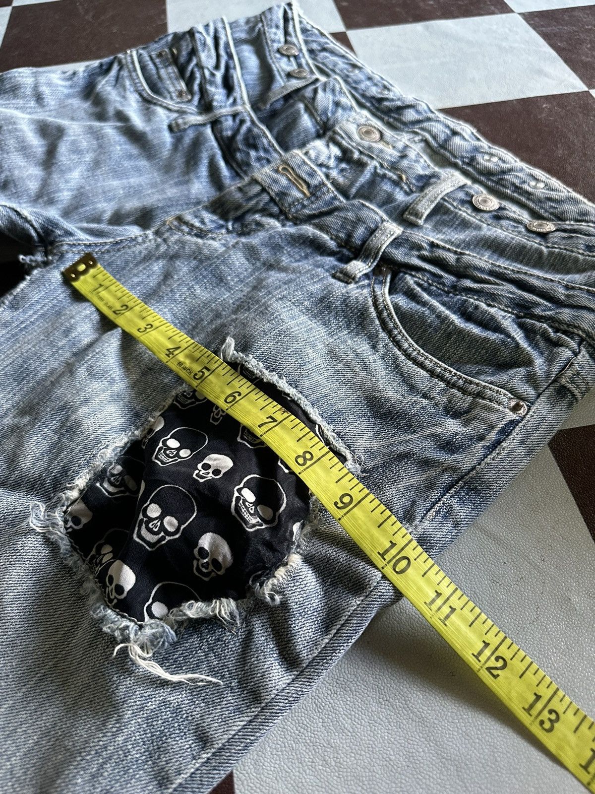 Japanese Brand double waist jeans Size US 32 / EU 48 - 15 Thumbnail