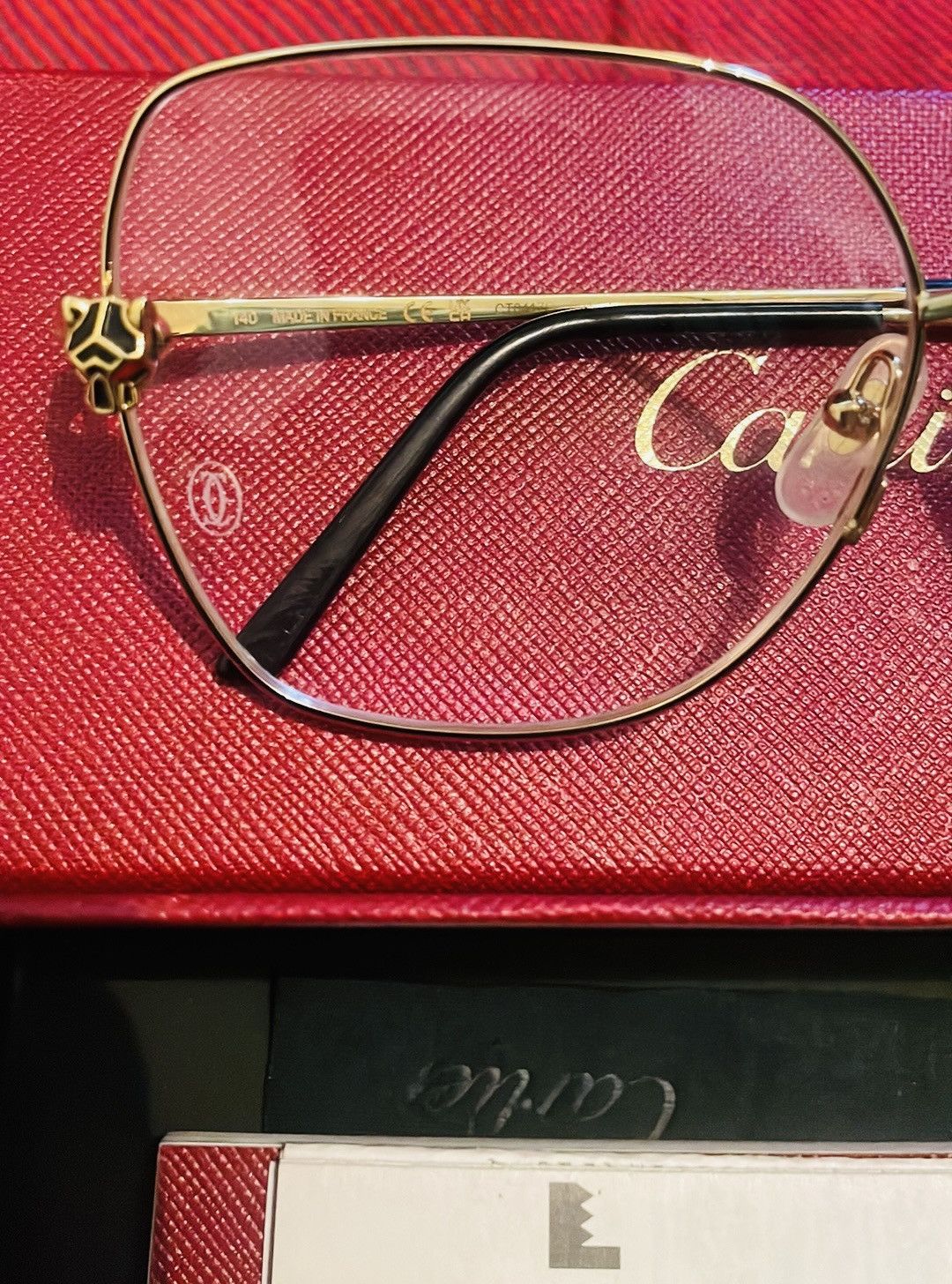 Cartier Cartier C Décor CT00920 Rimless Sunglasses - Gold Size ONE SIZE - 2 Thumbnail