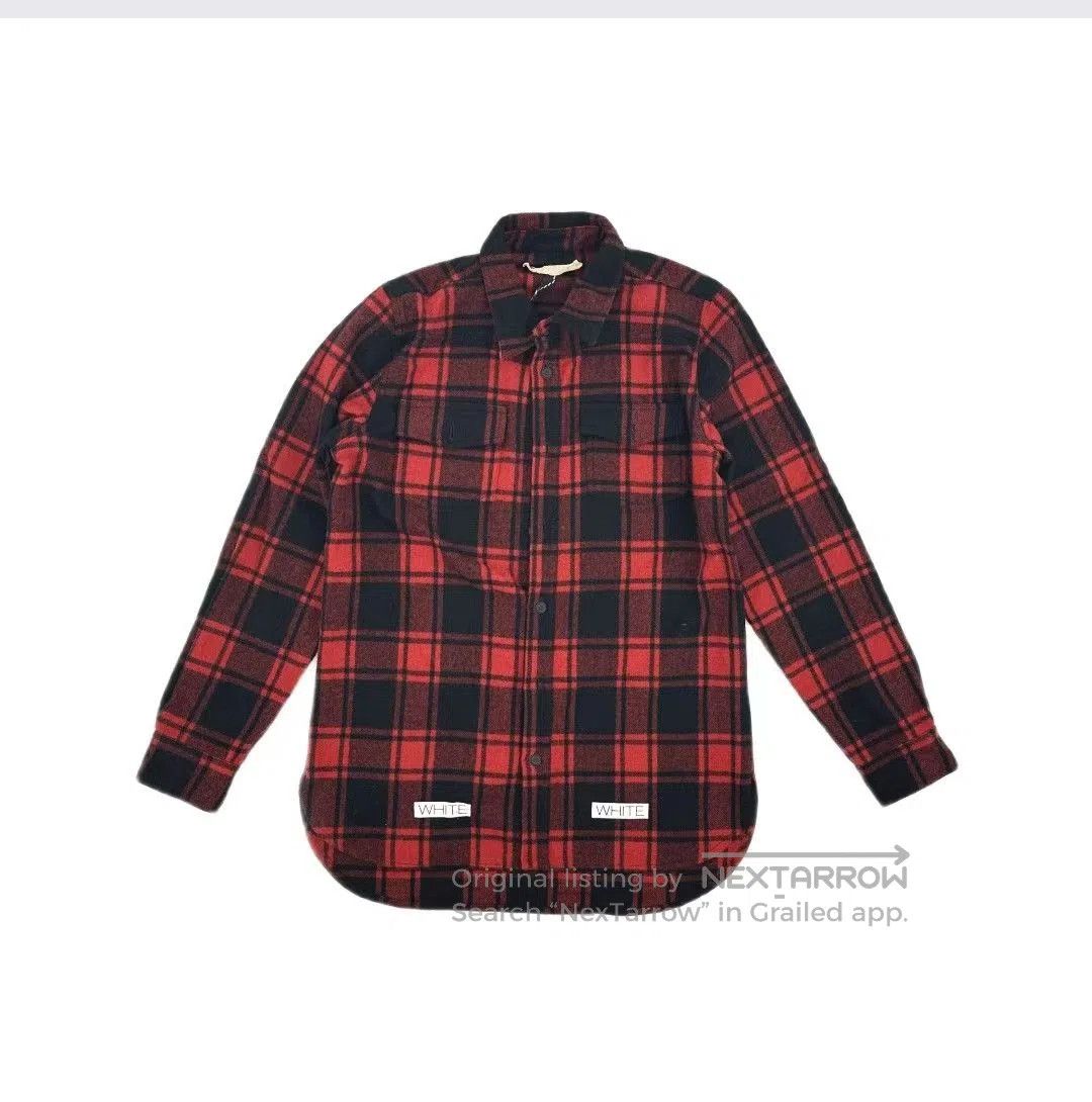 Off-White OFF-WHITE Red Plaid Button-Up Shirt for All 0079. Size US S / EU 44-46 / 1 - 2 Thumbnail