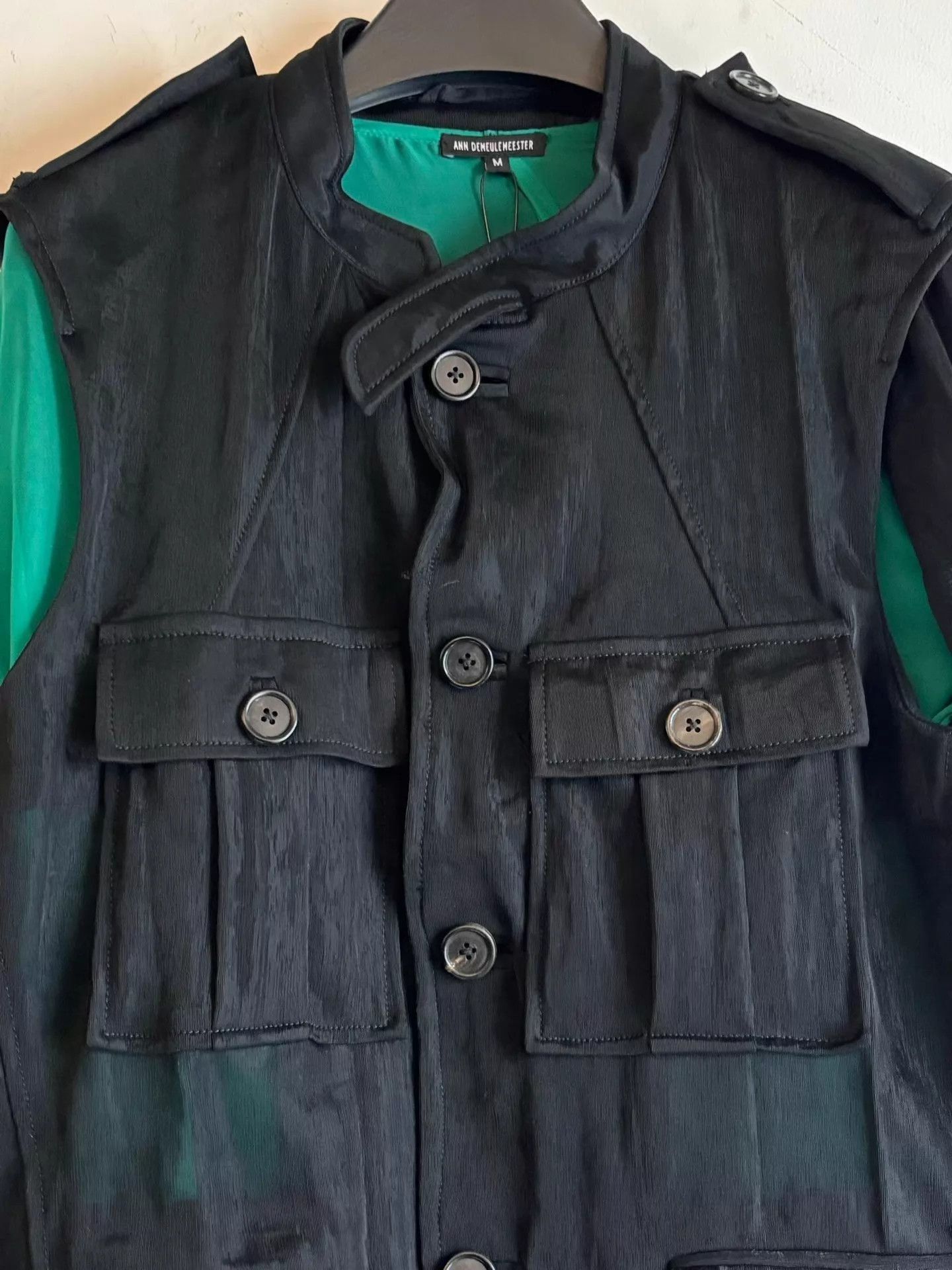 Ann Demeulemeester Multi-Color Utility Vest with Pocket Details Size US M / EU 48-50 / 2 - 5 Thumbnail