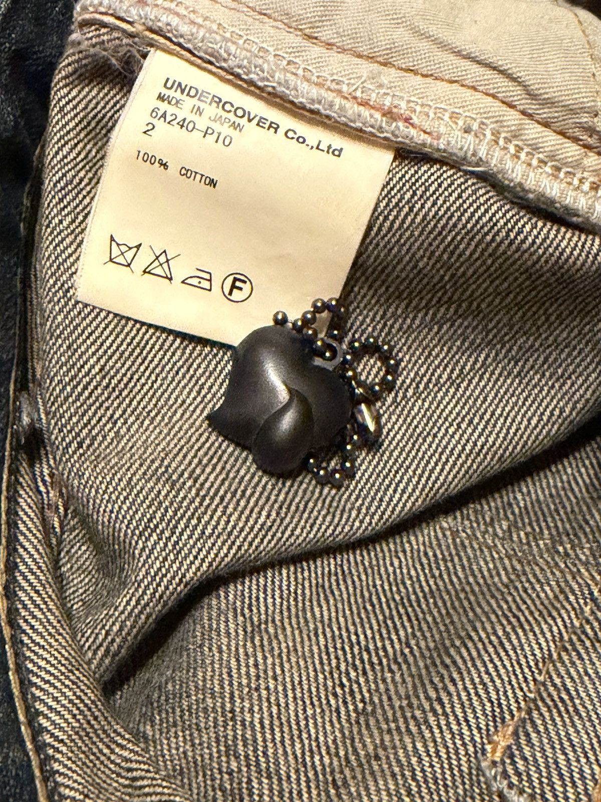 Undercover Undercover AW06 Guru Guru Bug / Insect Denim Size US 30 / EU 46 - 4 Thumbnail