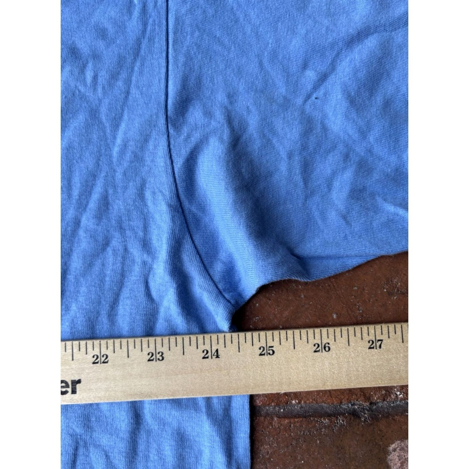 Nike VINTAGE Nike Air Force One Grunge Cyber Graphic T-Shirt Mens XL Blue Size US XL / EU 56 / 4 - 6 Thumbnail
