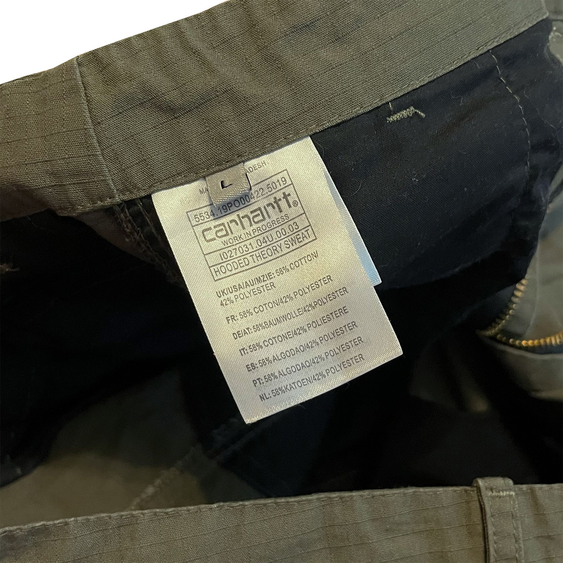 Carhartt Carhartt Hooded Theory Sweat Ripstop Cargo Pants • L size Size US 34 / EU 50 - 6 Thumbnail