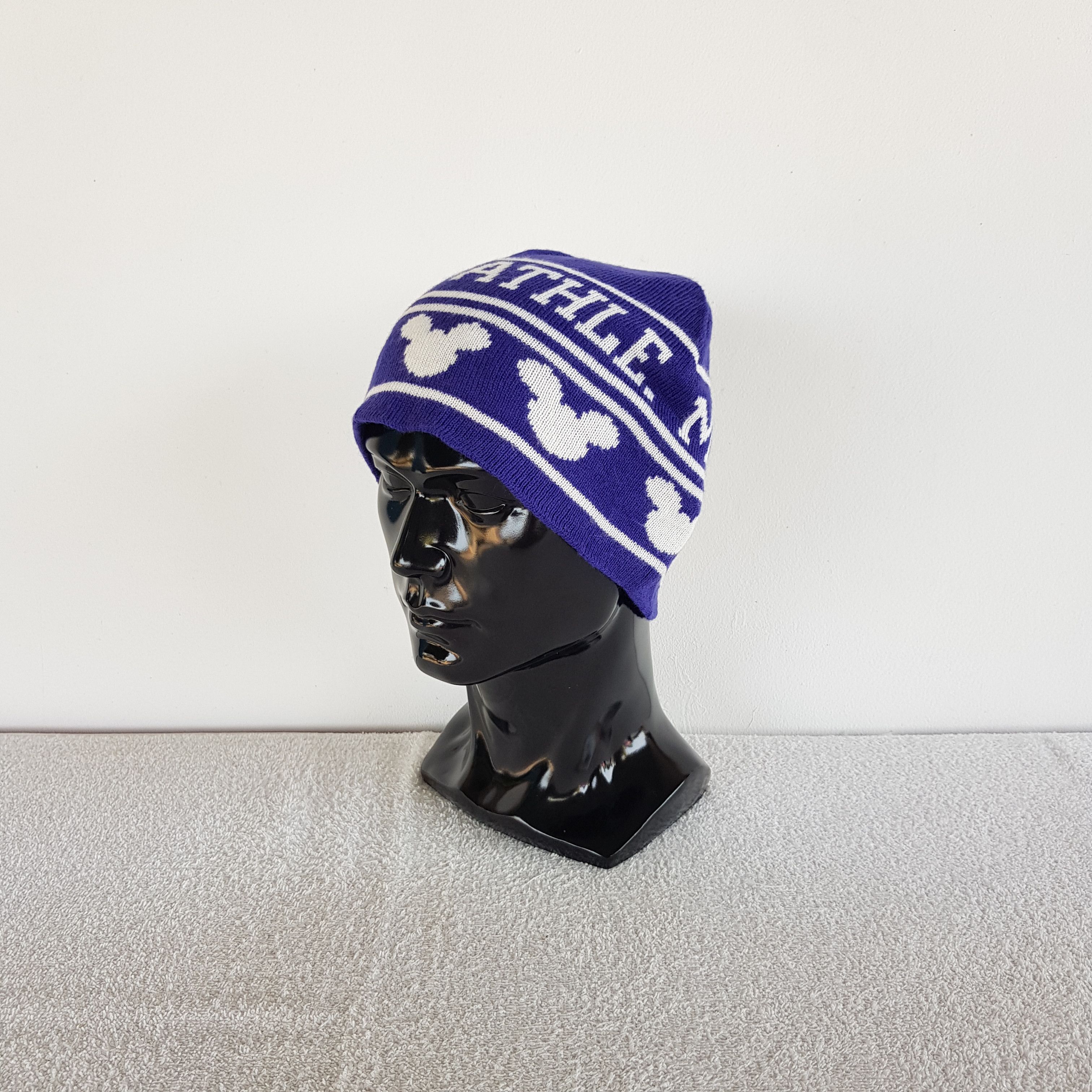 Mickey Mouse Vintage Disney Mickey Mouse Beanie Y2K Movie Snow Caps Hats Size ONE SIZE - 2 Thumbnail