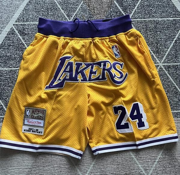 NBA XL Laker Short 24 Kobe Bryant Short Nba Pocket Short Size US 36 / EU 52 - 1 Thumbnail
