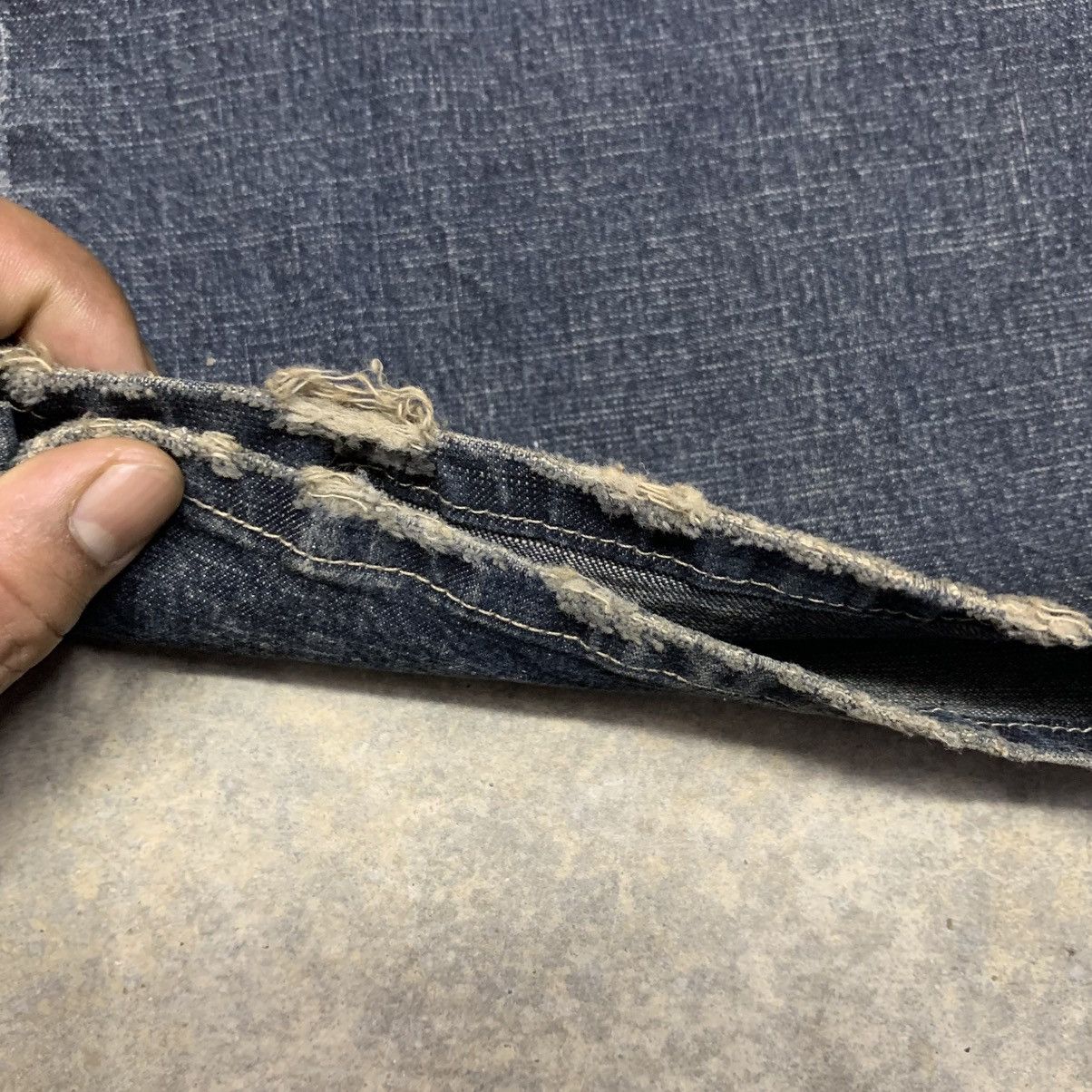 If Six Was Nine × Japanese Brand × Vintage Flare Bell Bottom Parasuco Denim Clawmark Distressed Jean Size US 33 - 8 Thumbnail