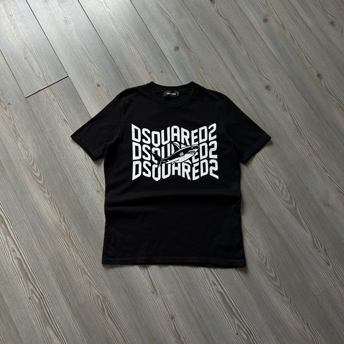 Dsquared2 Dsquared2 Shark Motif Logo Print T Shirt Xl Size US XL / EU 56 / 4 - 9 Thumbnail