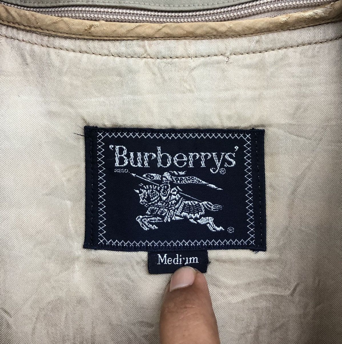 Burberry Vintage Burberrys Lined Novacheck THRASHED Coat Jacket Size US M / EU 48-50 / 2 - 19 Thumbnail