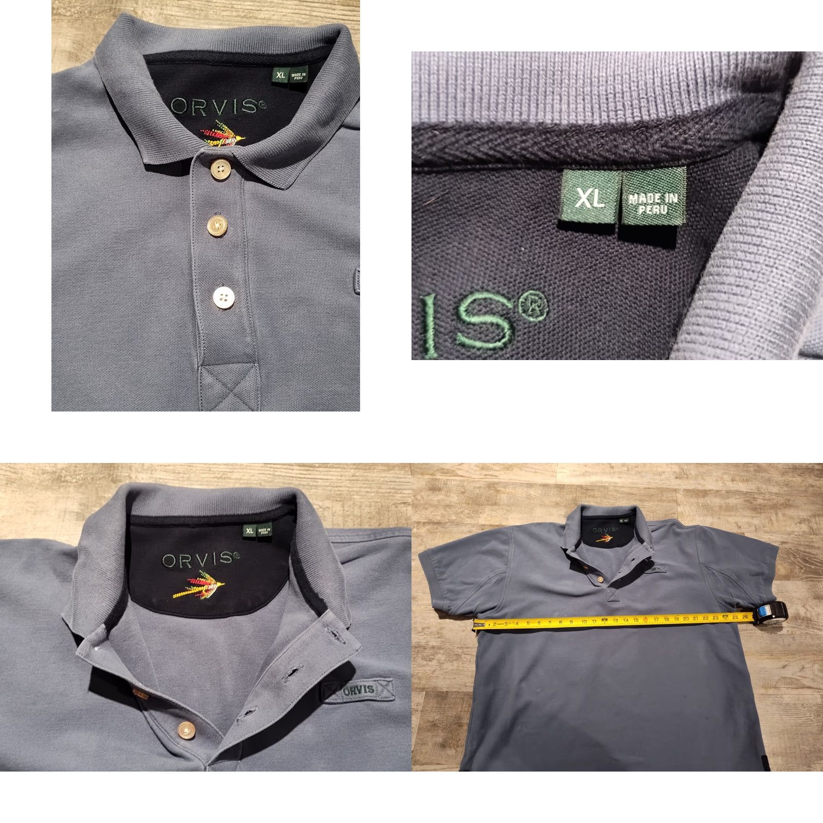 Orvis Orvis Polo Shirt Mens XL Blue Fly Fishing Logo Short Sleeve Activewear Size US XL / EU 56 / 4 - 8 Thumbnail