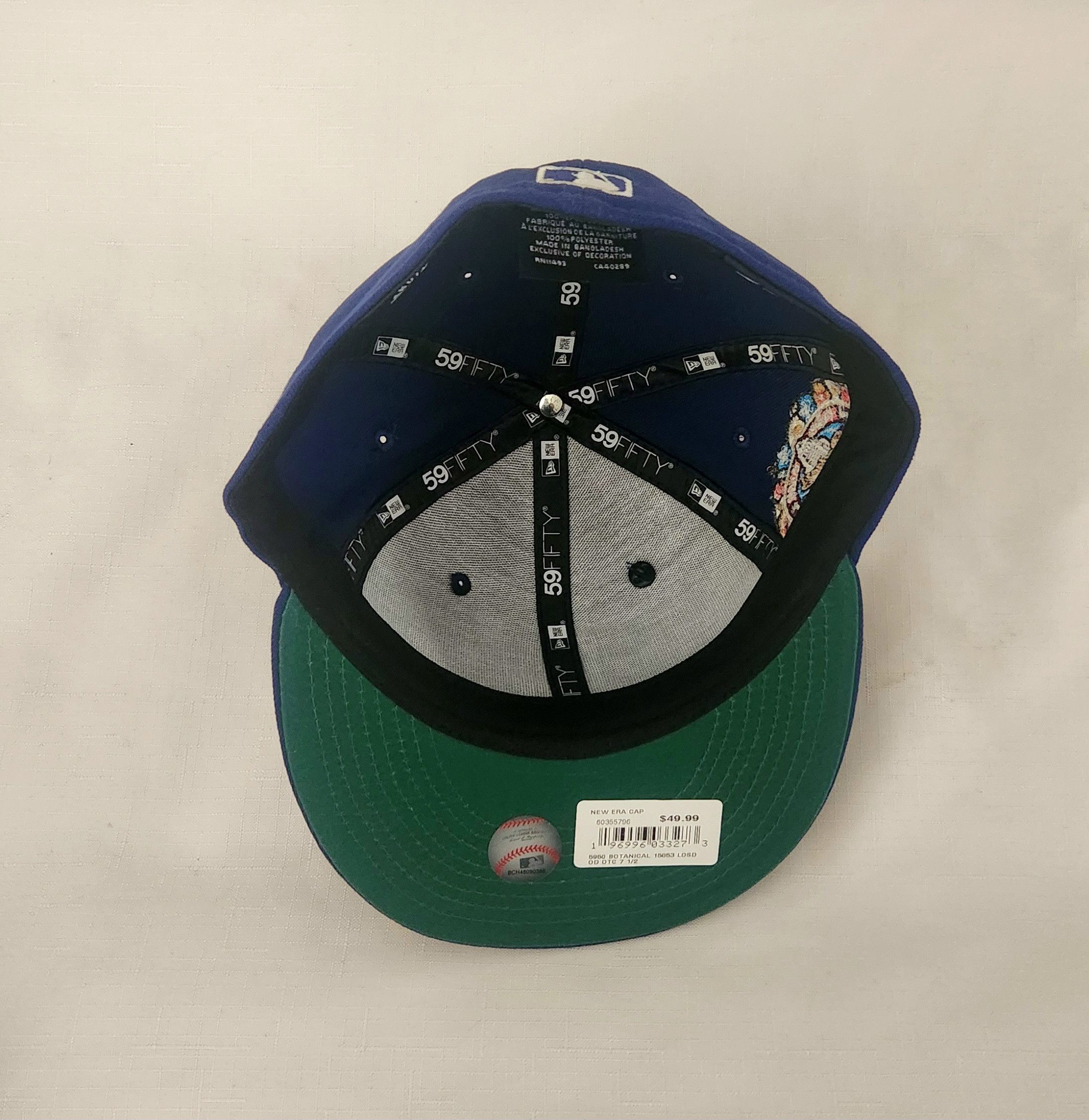 Cooperstown Collection × New Era New Era Los Angeles Dodgers 60th Anniversary Patch Botanical Size ONE SIZE - 7 Thumbnail