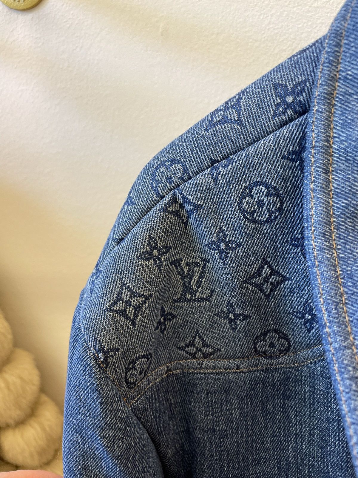 Louis Vuitton Louis Vuitton Denim Jacket Size US XL / EU 56 / 4 - 3 Thumbnail