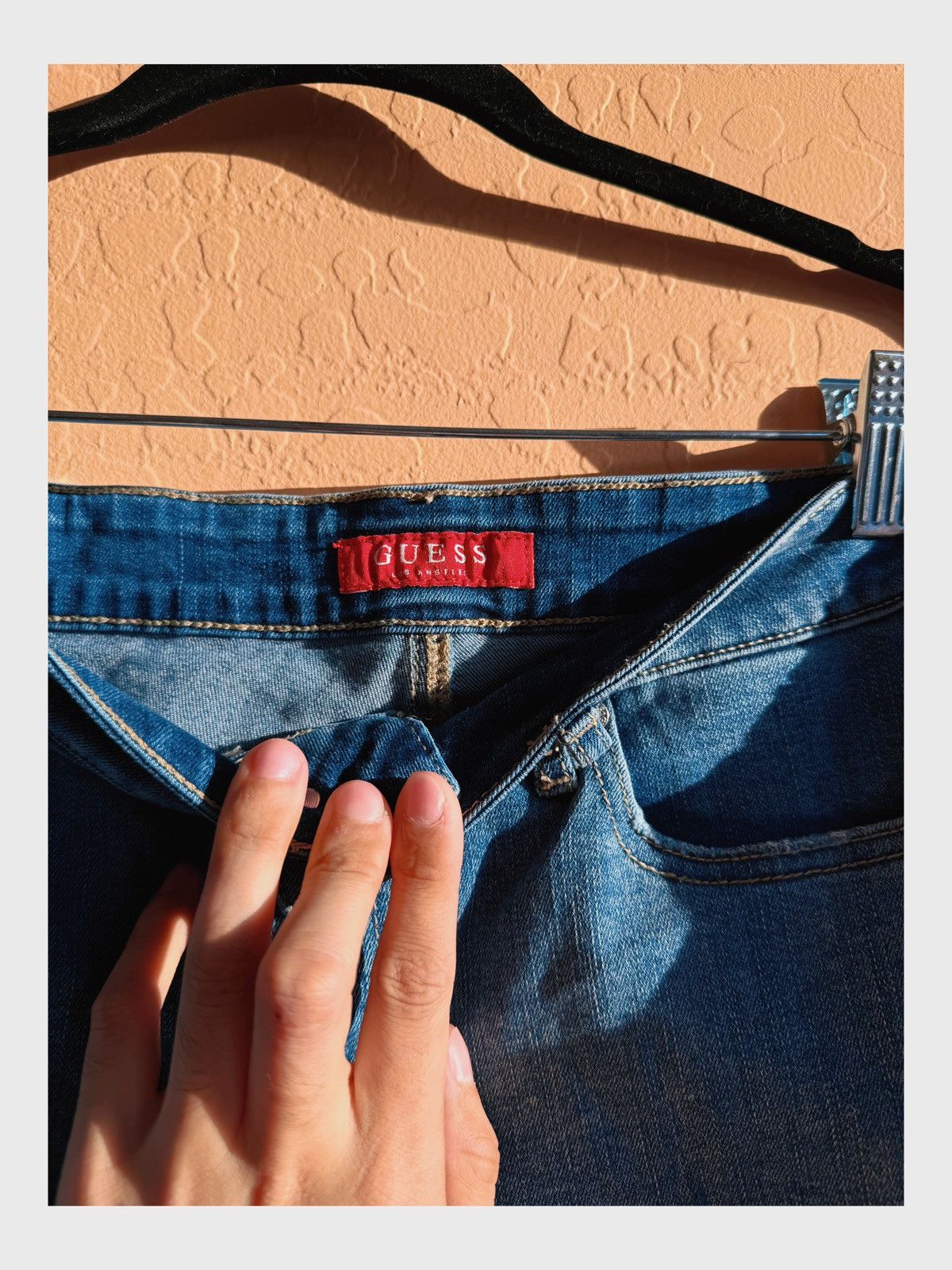 Guess GUESS Denim Shorts with Side Stripes - Sporty Retro Vibe Size 27" / US 4 / IT 40 - 4 Thumbnail