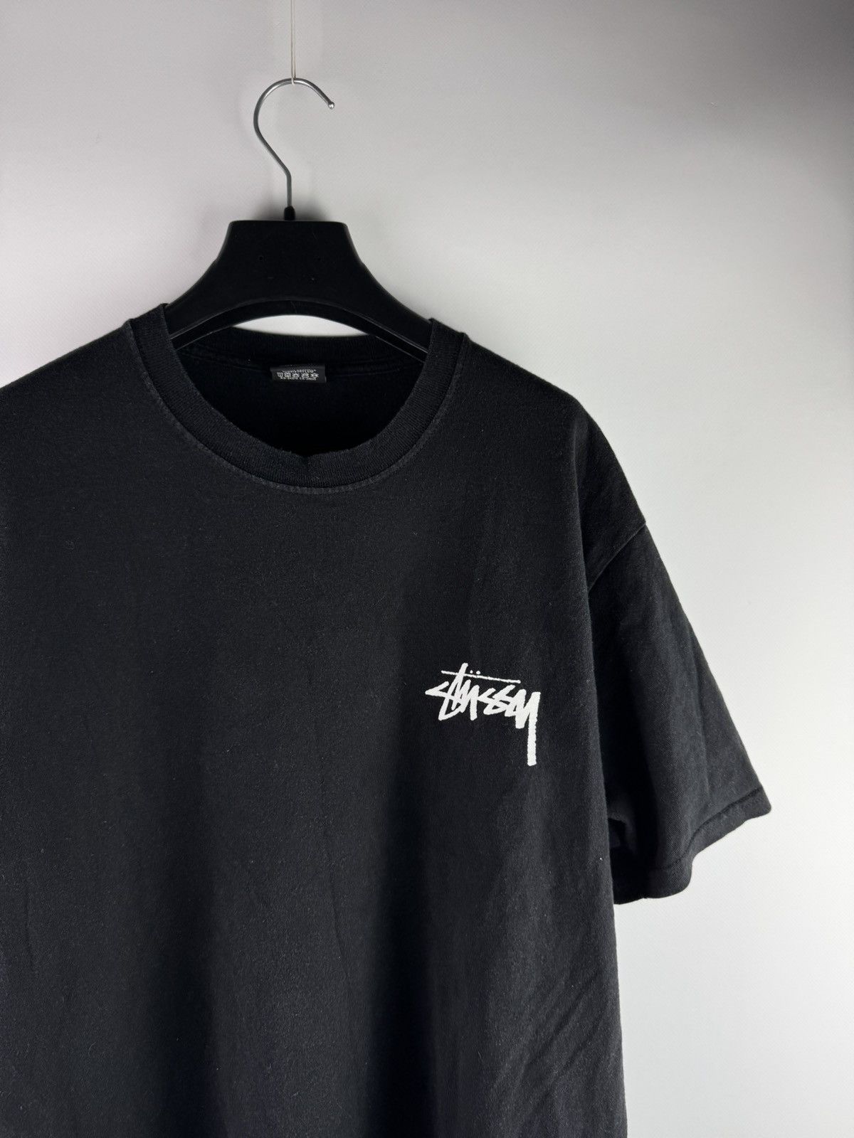 Stussy Vintage Stussy Fuzzy Dice T-Shirt Black Size US L / EU 52-54 / 3 - 4 Thumbnail