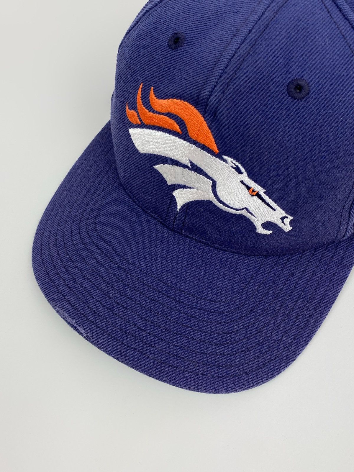 NFL Vintage Faded Denver Broncos Snap Back Cap Size ONE SIZE - 2 Thumbnail