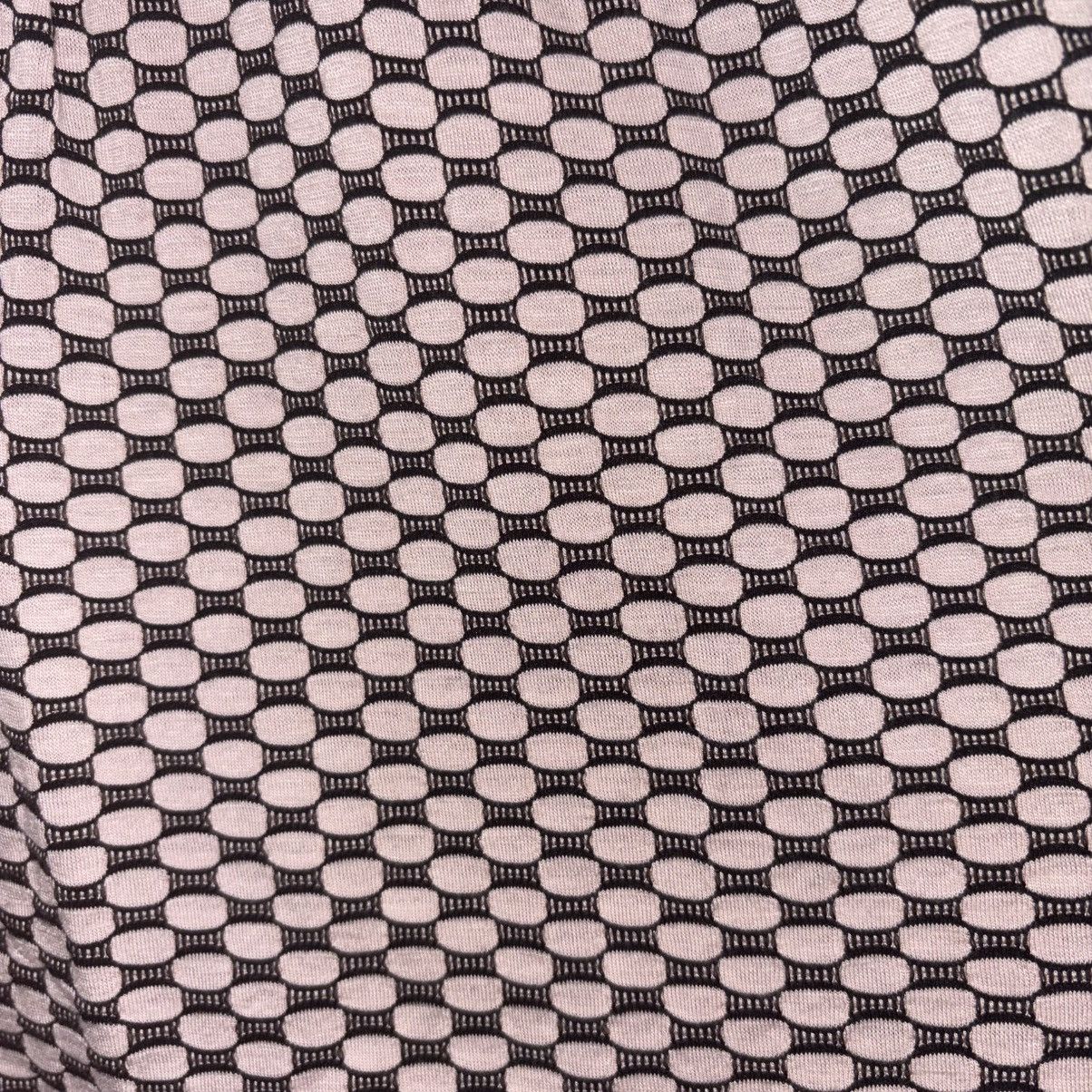 Other Elle Pink and Black Pattern Short Sleeve Blouse Size XL / US 12-14 / IT 48-50 - 2 Thumbnail
