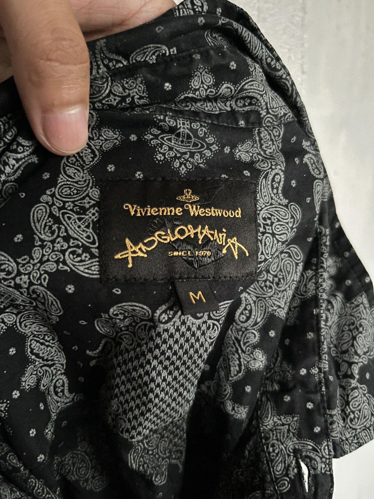 Vivienne Westwood Vivienne Westwood Anglomania Monogram Logo Paisley Bandana Size US M / EU 48-50 / 2 - 5 Thumbnail