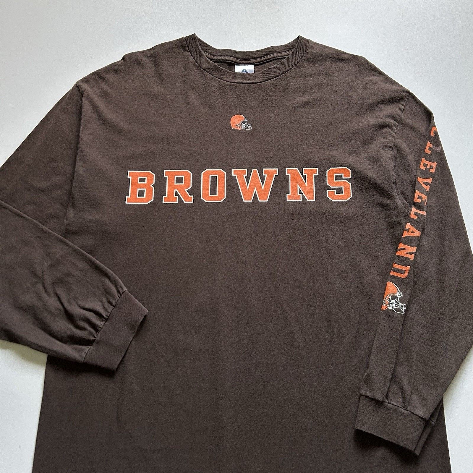 NFL Vintage Y2K Cleveland Browns NFL T-Shirt Long Sleeve XL Rare Size US XL / EU 56 / 4 - 2 Thumbnail