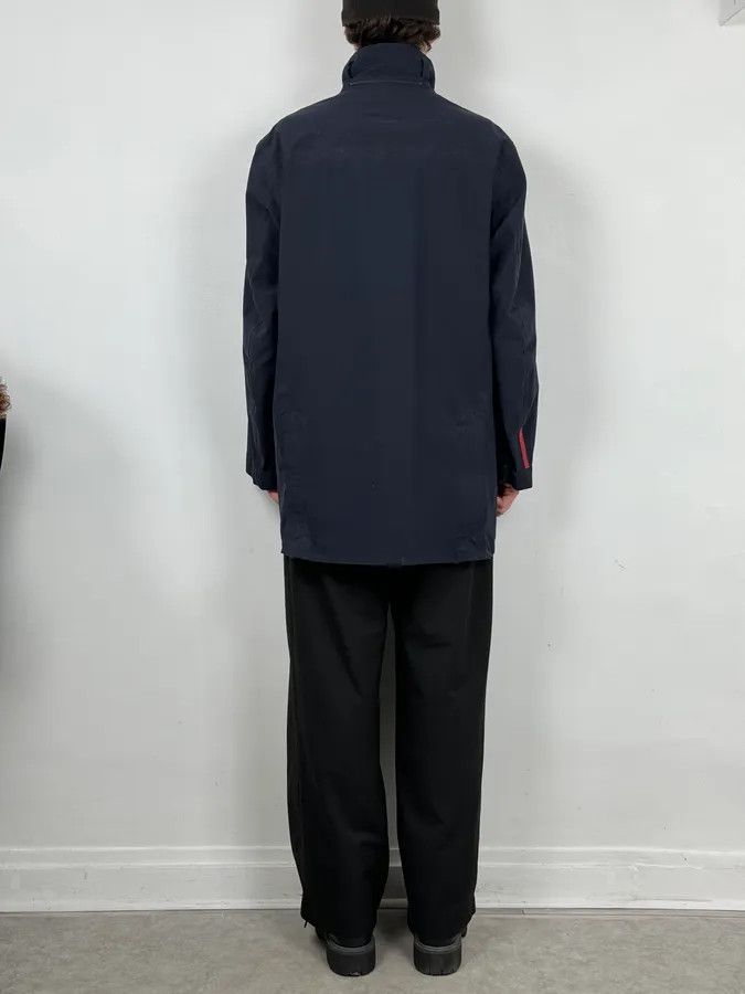 Prada 2000s Prada Navy Windbreaker Long Jacket Size US M / EU 48-50 / 2 - 3 Thumbnail
