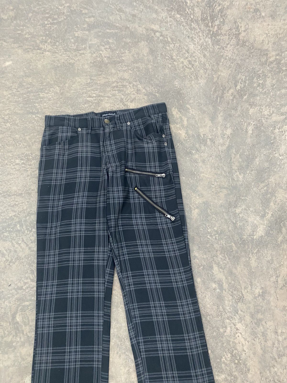 Le Grande Bleu (L.G.B.) 31040=SKKONE PUNK PLAID PANTS LGB HYSTERIC MADPUNK Size US 31 - 3 Thumbnail