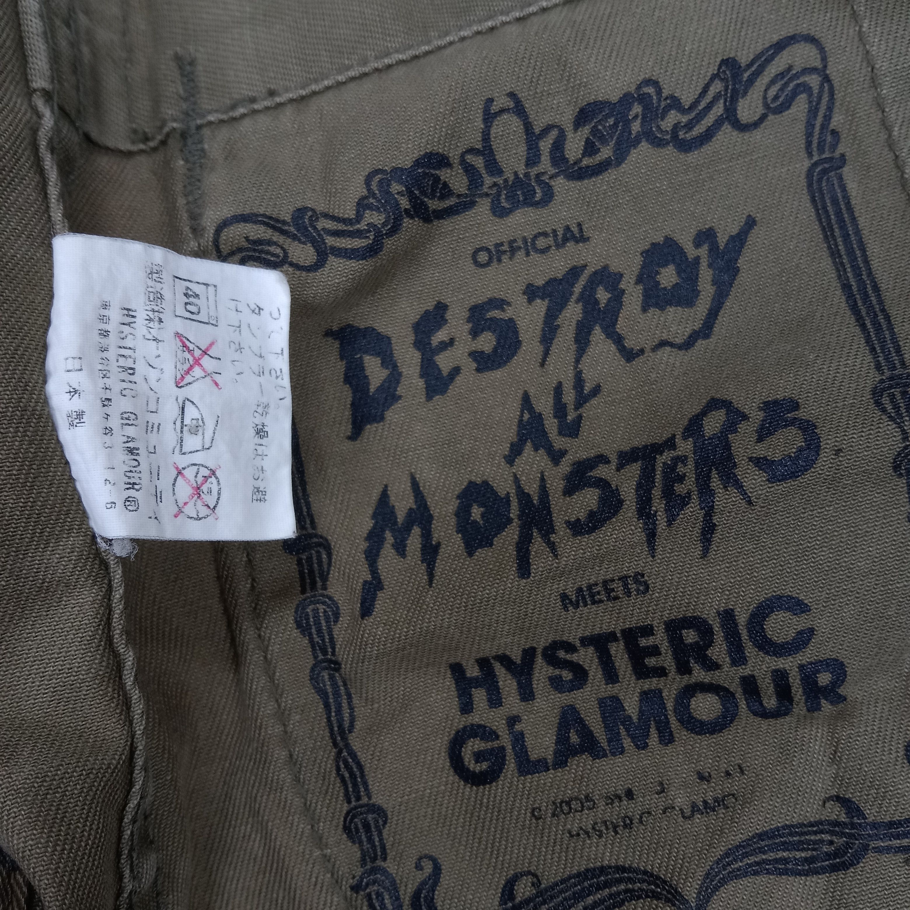 Hysteric Glamour × Japanese Brand × Vintage Hysteric Glamour Rock Punk Rare Camo Design Style Jacket Size XS / US 0-2 / IT 36-38 - 9 Thumbnail