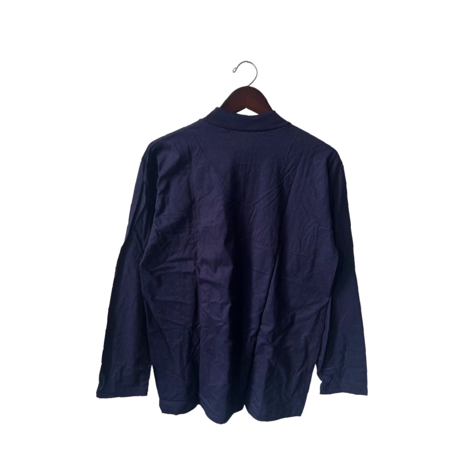Russell Athletic VINTAGE Russell Athletic Mock Turtleneck Shirt Mens L Navy 90s Deadstock NWOT Size US L / EU 52-54 / 3 - 5 Thumbnail