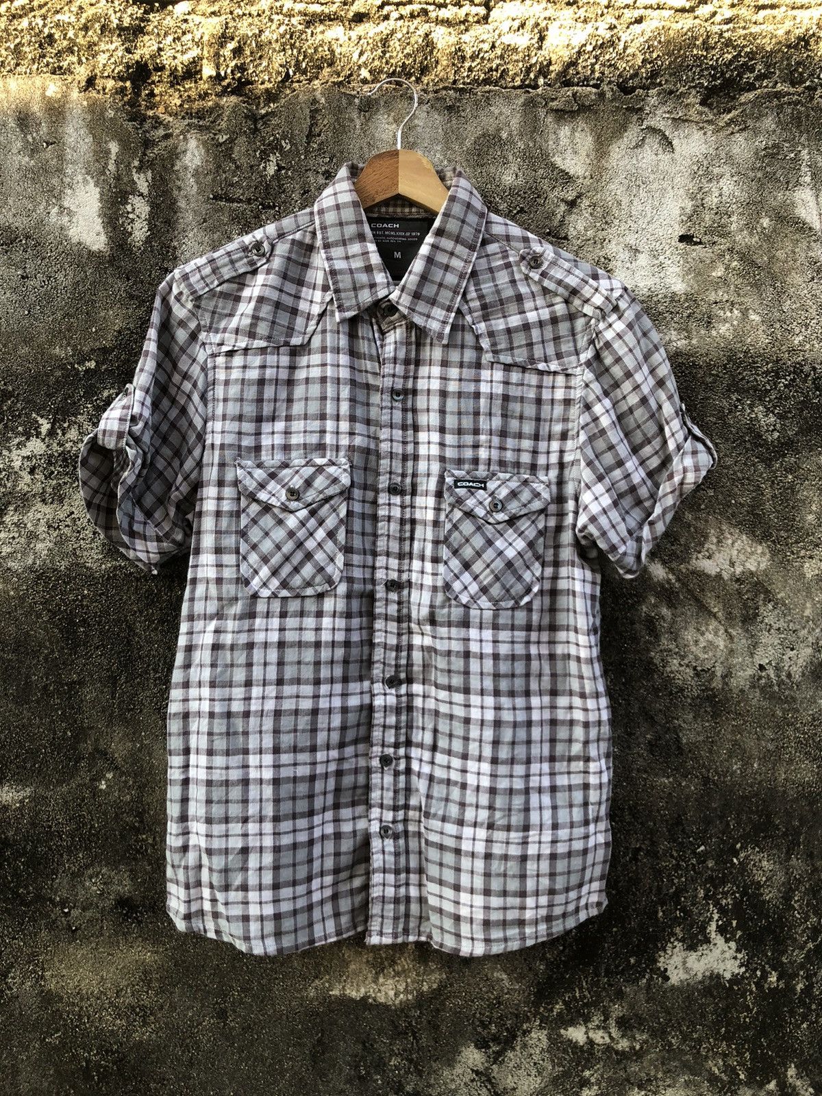 Coach Coach Flannel Button Shirts Size US M / EU 48-50 / 2 - 1 Thumbnail