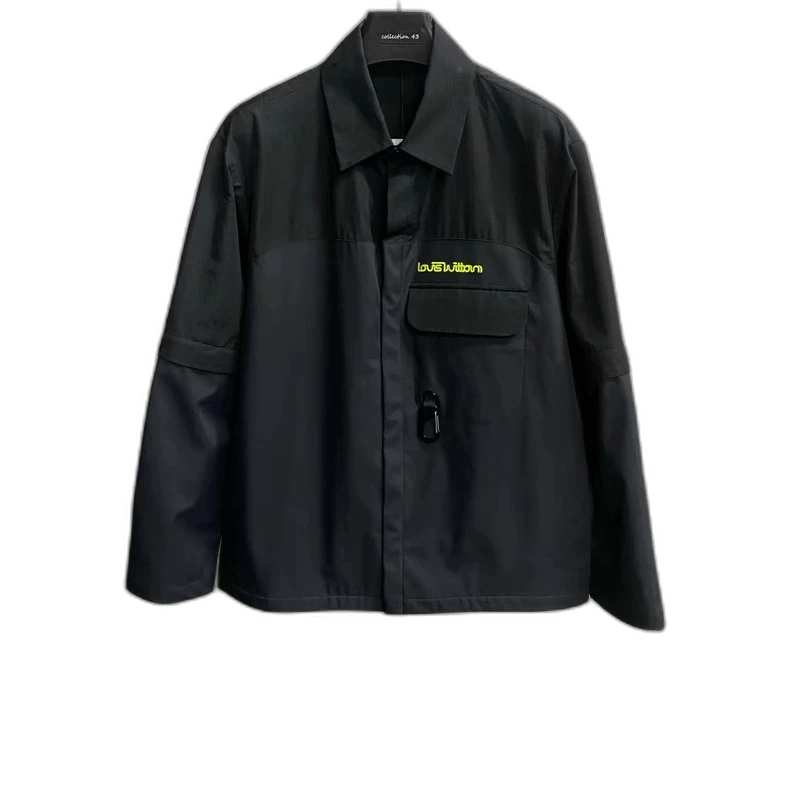 Louis Vuitton Louis Vuitton Black Embroidered Work Jacket Size US L / EU 52-54 / 3 - 1 Thumbnail