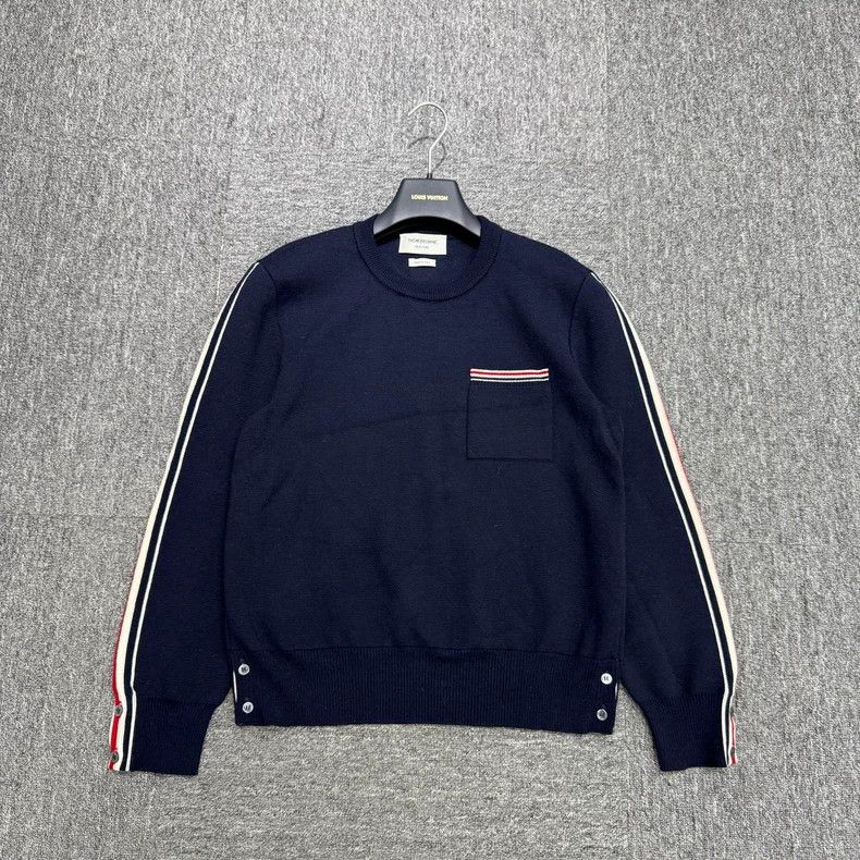Thom Browne Thom Browne Arm Stripe Sweater - dmc Size US M / EU 48-50 / 2 - 1 Thumbnail
