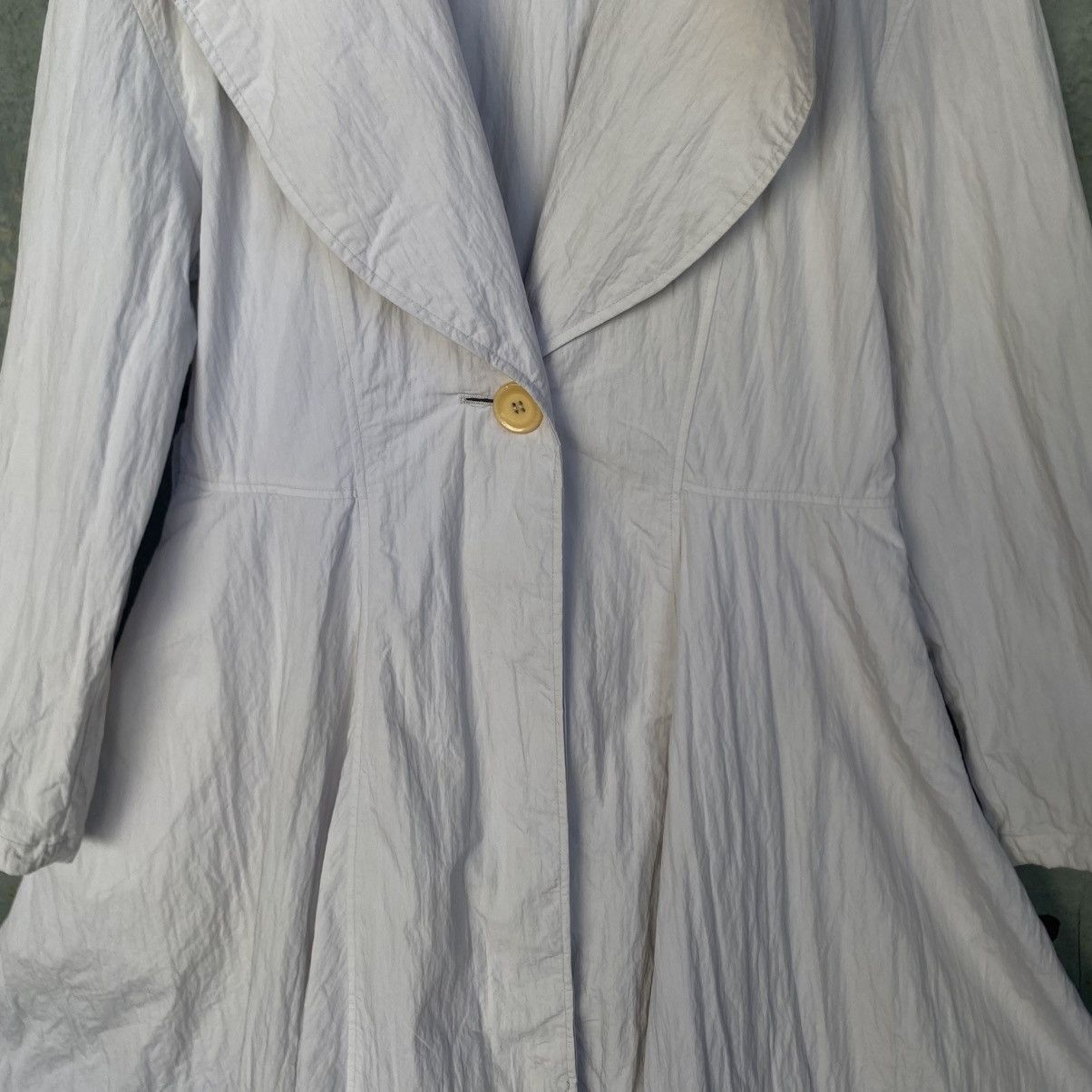 Issey Miyake 🔥Archived🔥Issey Miyake i.S. Vintage Flared Long Coat Jacket Size M / US 6-8 / IT 42-44 - 12 Thumbnail