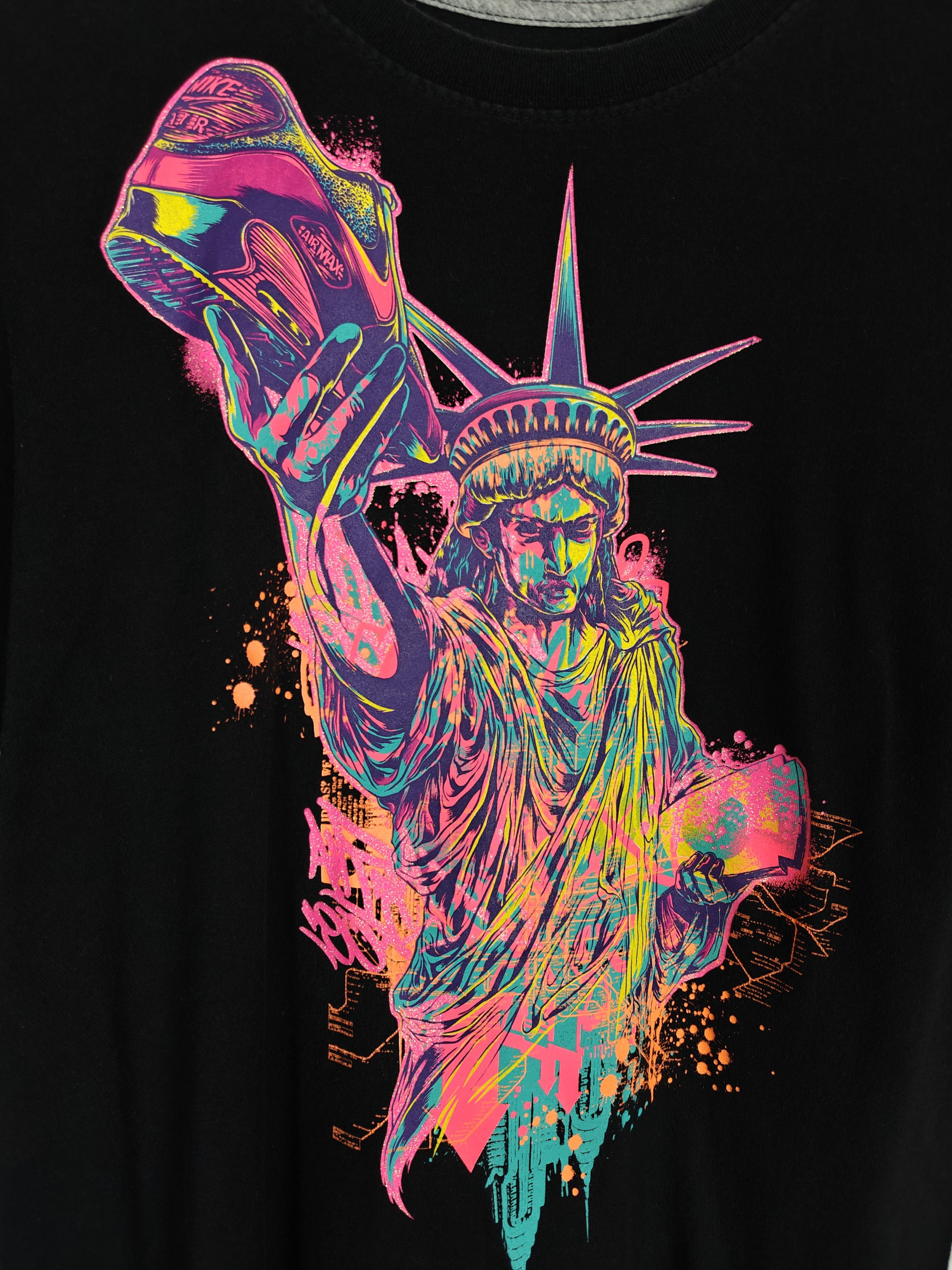 Nike Nike Statue of Liberty T-Shirt Air Max Tee Crew Black M Size US M / EU 48-50 / 2 - 4 Thumbnail