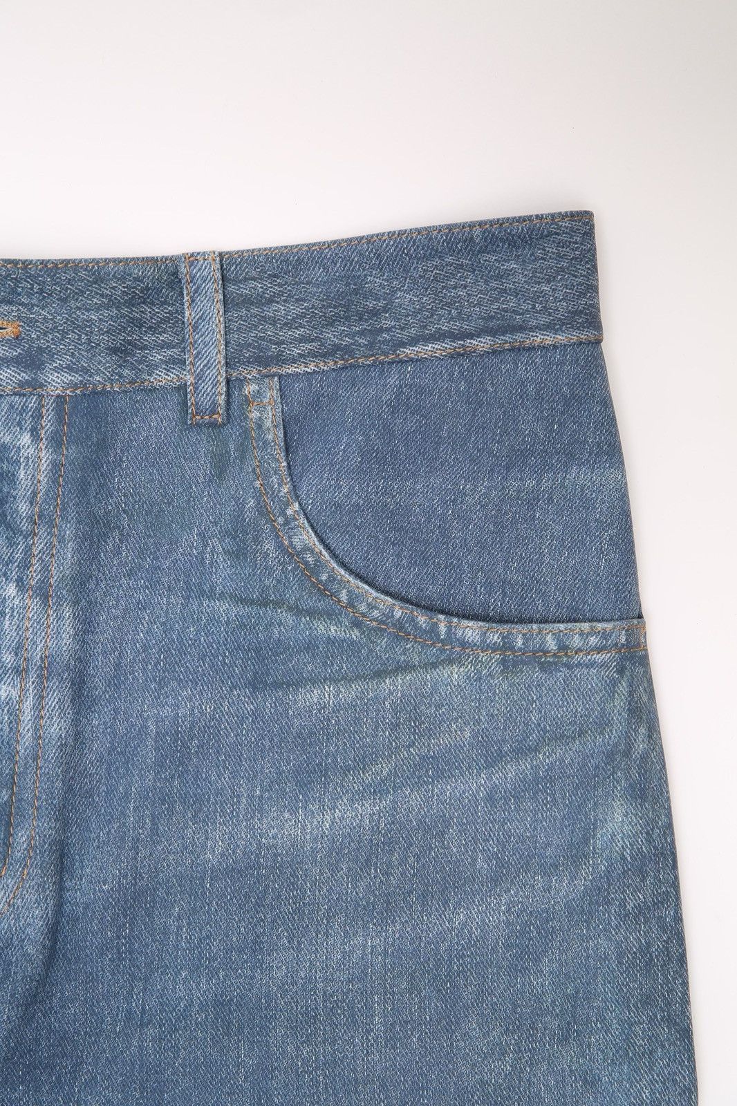 Bottega Veneta Bottega Veneta Denim-Coated Leather Pants Size US 34 / EU 50 - 7 Thumbnail