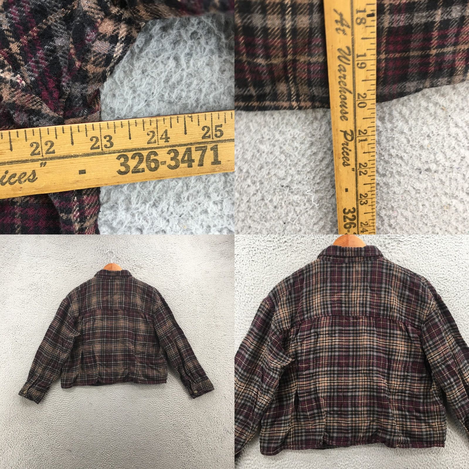 American Eagle Outfitters American Eagle Outfitters Shirt Womens Medium Button-Up Collared Multicolor Long Sleeve Casual Plaid Size M / US 6-8 / IT 42-44 - 8 Thumbnail