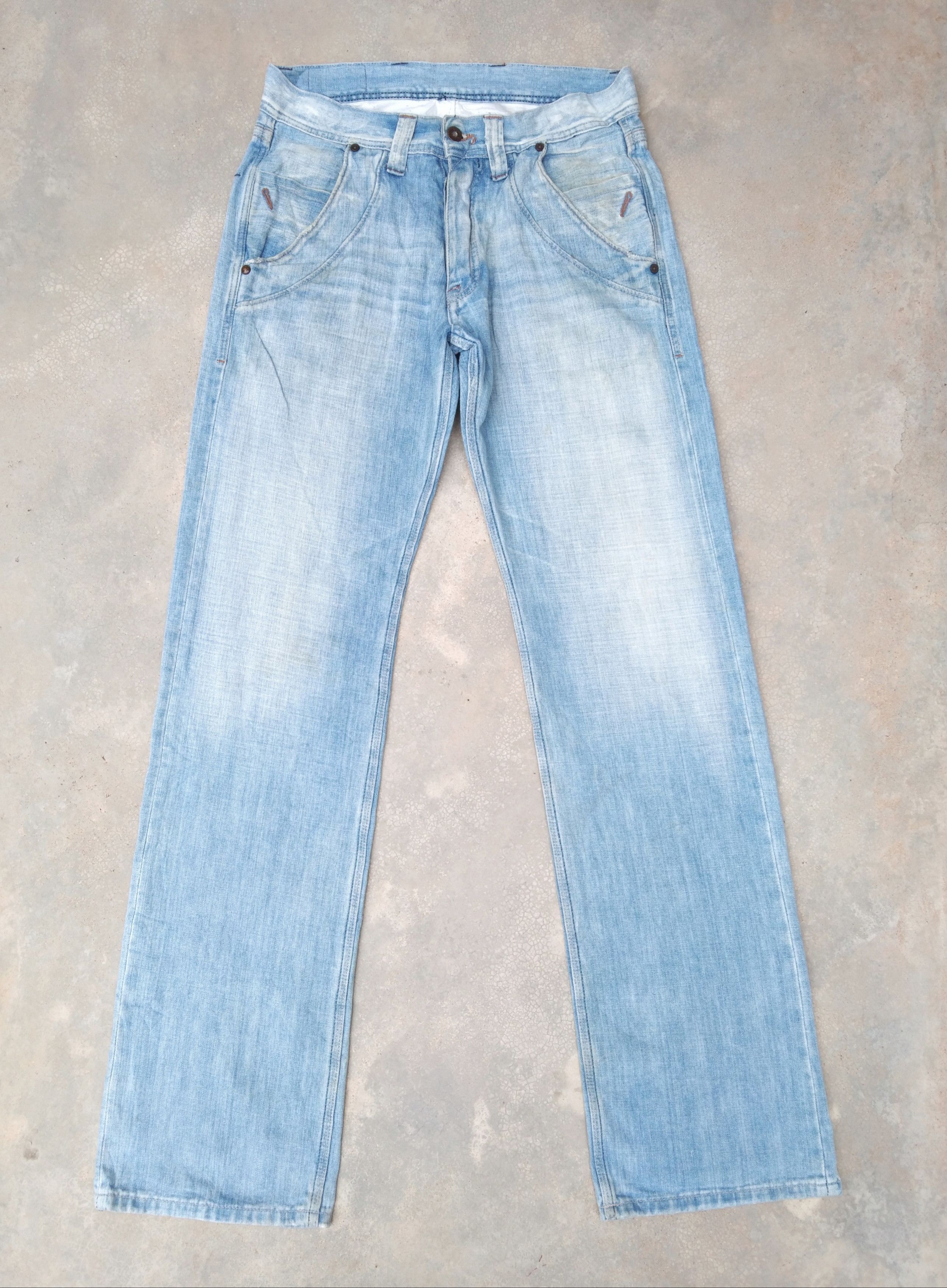 Vintage Vintage Faded Blue Retro Pepe Jeans Straight Fit 31x35 | Grailed