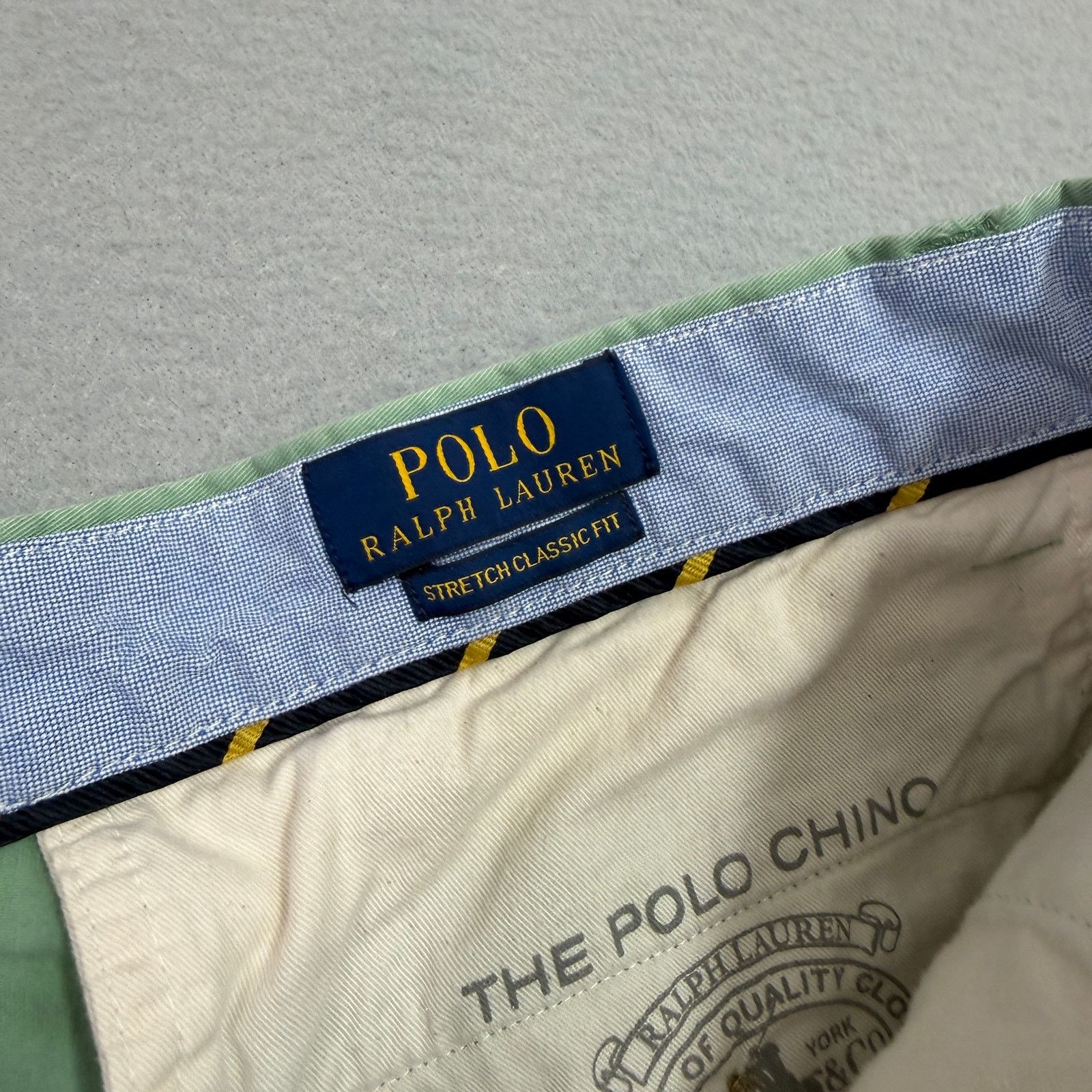 Polo Ralph Lauren Polo Ralph Lauren Stretch Classic Fit Chino Shorts Mens 33 Size US 33 - 3 Thumbnail