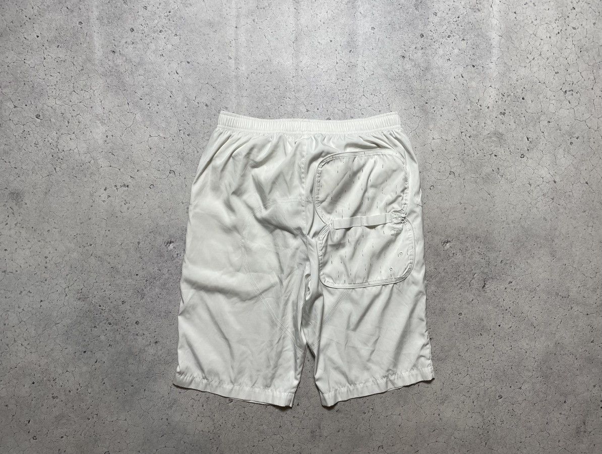 Nike × Vintage Vintage Nike Air TN Swoosh Drill Nylon Shorts Size US 32 / EU 48 - 2 Thumbnail