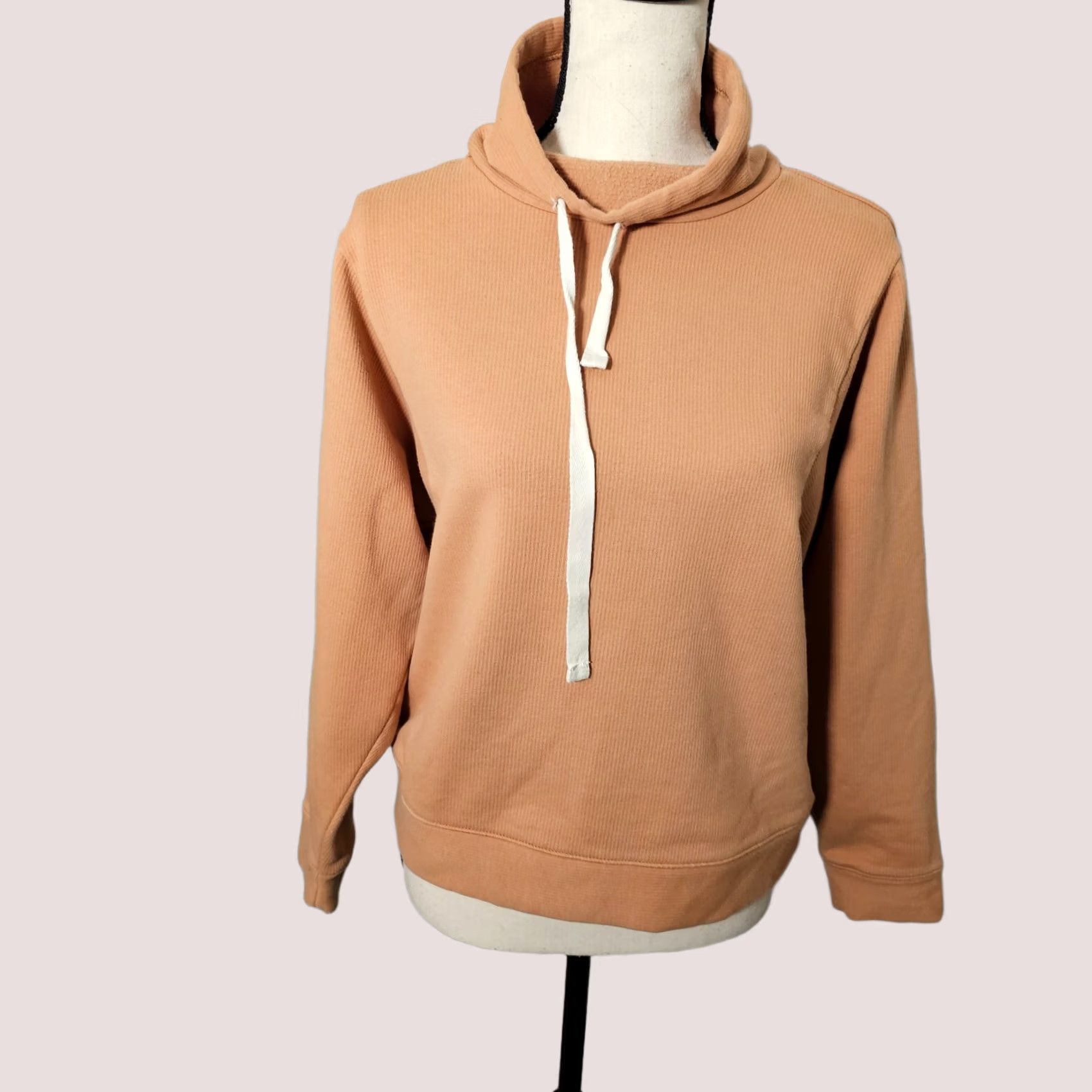 Madewell VINTAGE Madewell MWL Ribbed Funnelneck Athleisure Sweatshirt XS Tan Brown Dolman Sleeve Women's Pullover Regular Size XS Cardigan/ Sweater? Size XS / US 0-2 / IT 36-38 - 1 Thumbnail