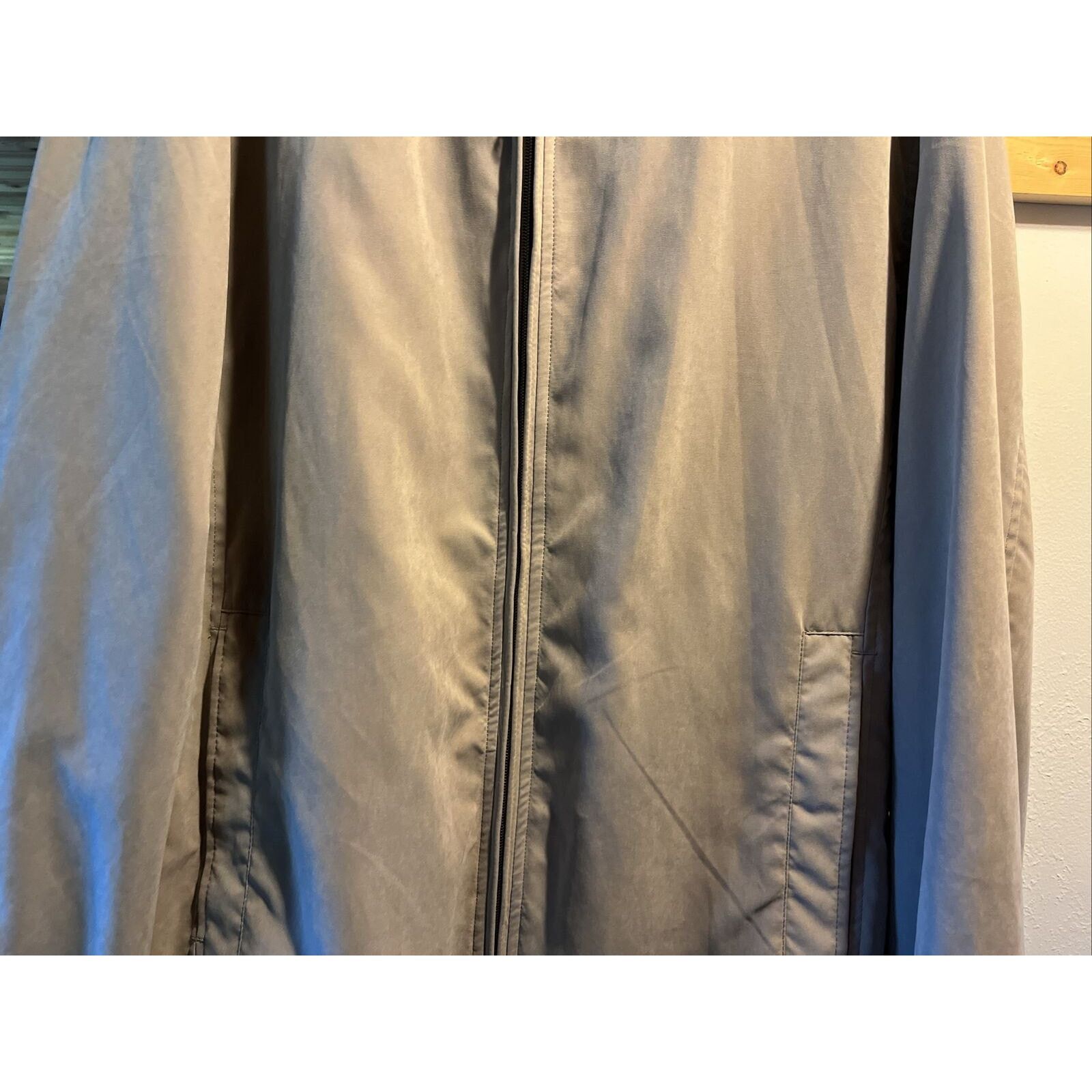 Other Lawrence Men’s 54 Cream Beige Poly Nylon windbreaker Jacket Size US XL / EU 56 / 4 - 11 Thumbnail