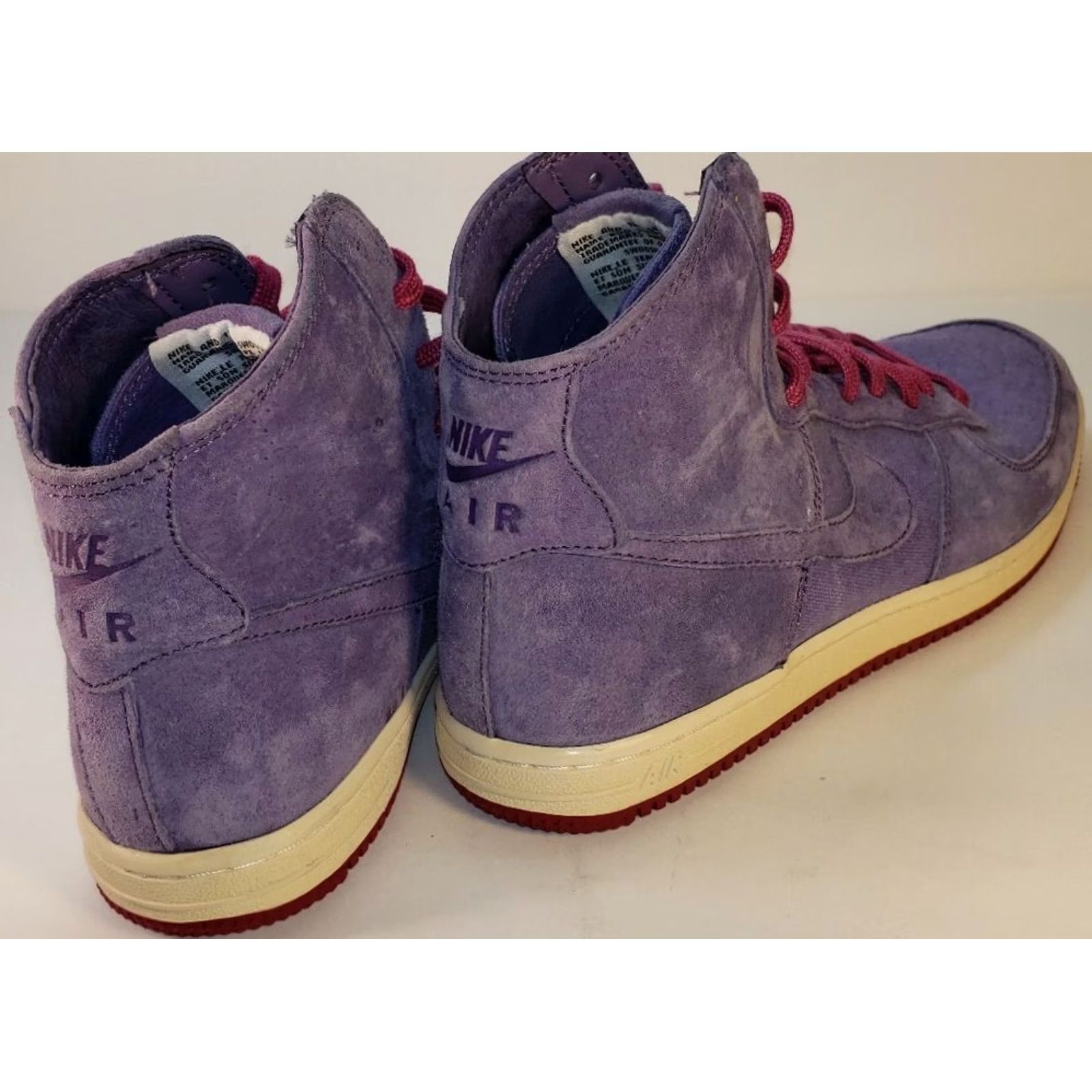 Nike Nike Air Force 1 Light Hi Decons Purple/Rave Pink Women's 6M 36.5EU 538226-500 Shoes Size US 6 / IT 36 - 4 Thumbnail