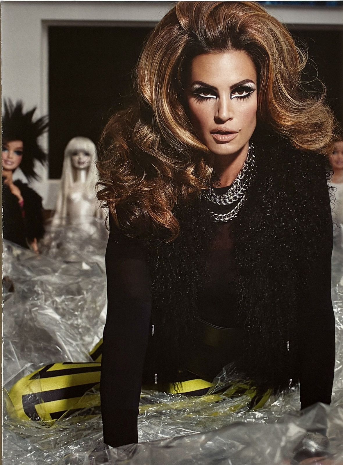 Chrome Hearts Chrome Hearts Cindy Crawford photo Poster framed 9x11 Size ONE SIZE - 2 Thumbnail