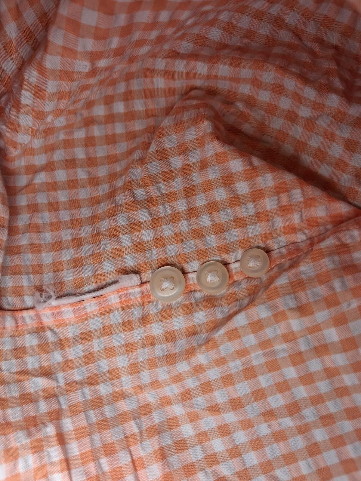Polo Ralph Lauren Polo Ralph Lauren Button Up Shirt XXL Orange Check Cotton Size US XXL / EU 58 / 5 - 6 Thumbnail