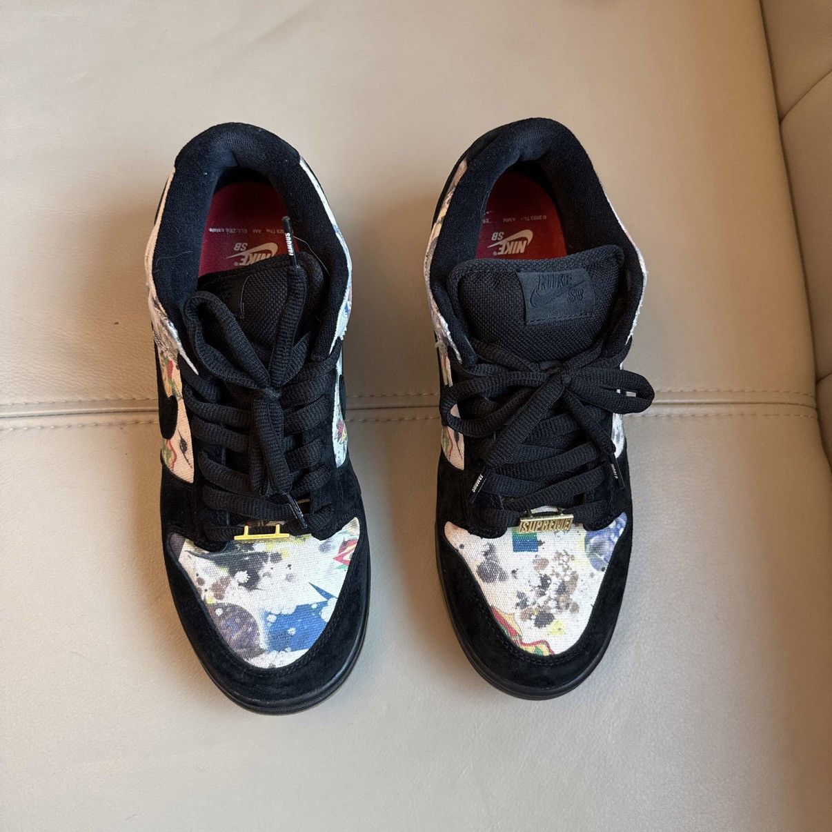Nike SB Nike Dunk Low SB x Supreme ‘Ramellzee’ Size US 10 / EU 43 - 3 Thumbnail