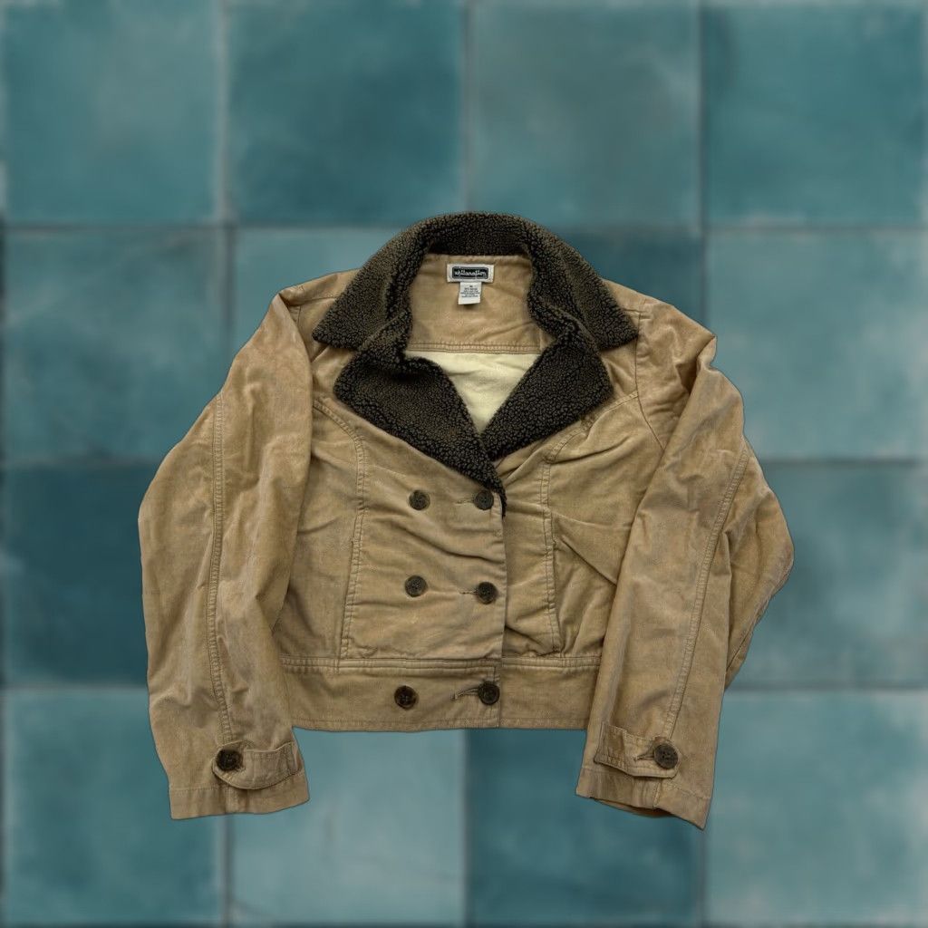 Vintage VINTAGE Xhilaration Jacket Womens M Brown Sherpa Collar Pockets Y2K Target Size M / US 6-8 / IT 42-44 - 1 Thumbnail