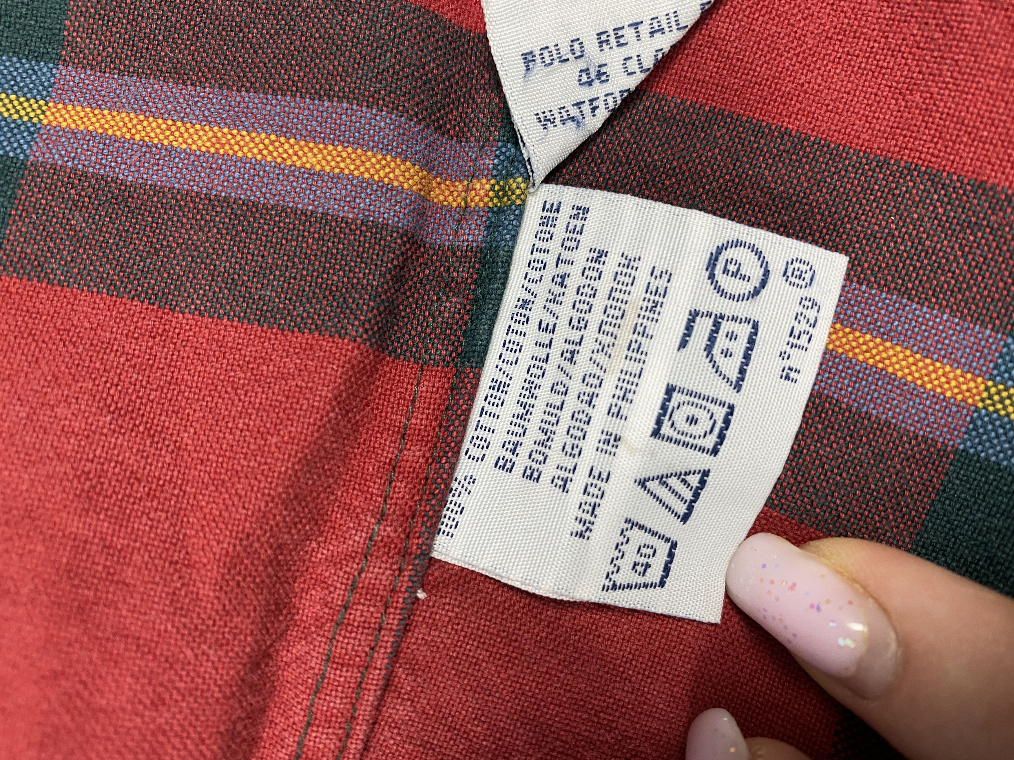 Flannel Polo Ralph Lauren vintage flannel plaid shirt y2k Size US L / EU 52-54 / 3 - 6 Thumbnail