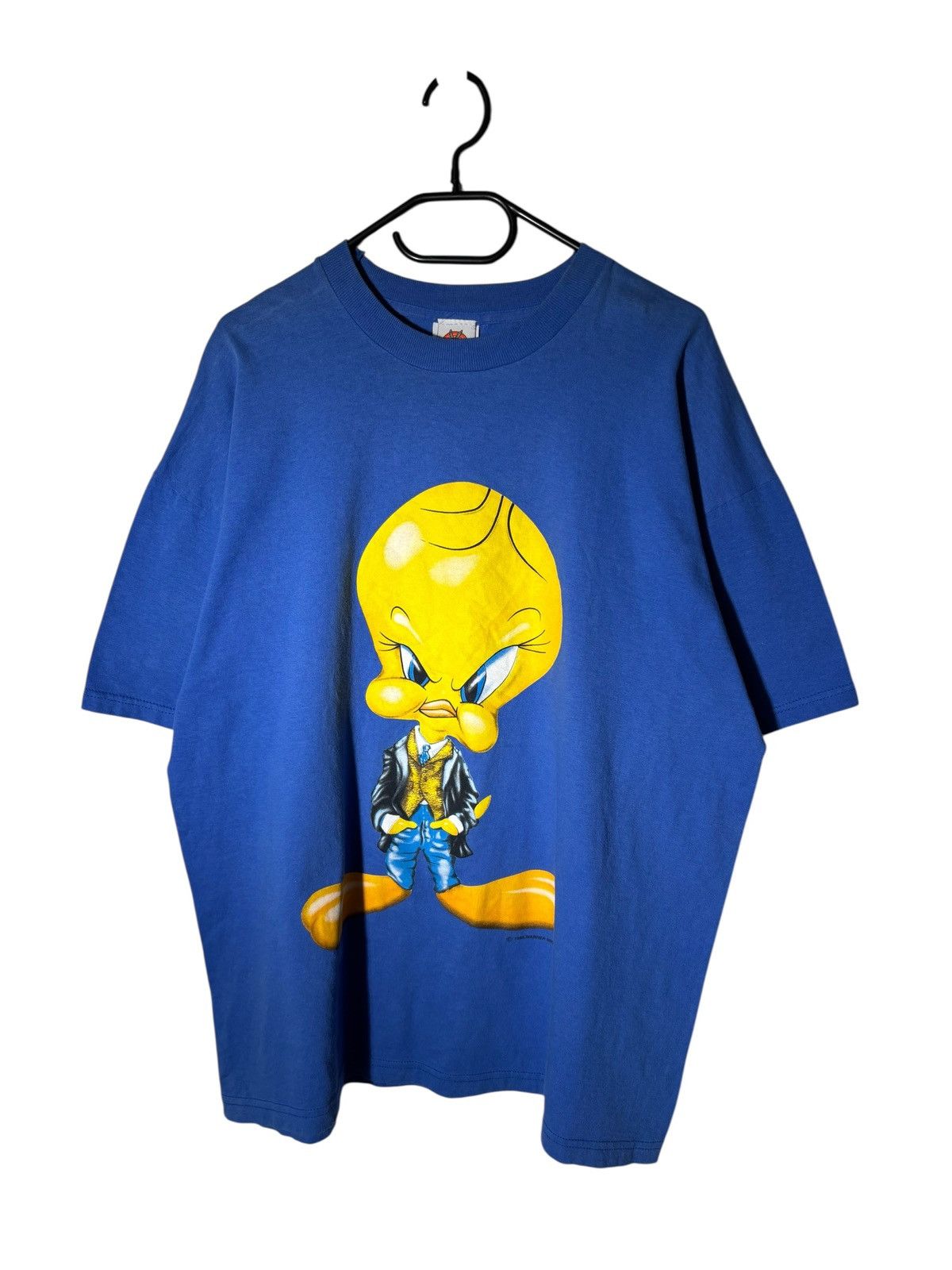 Cartoon Network Vintage 90s Looney Tunes Tweety Oversized Tshirt Baggy Size US XL / EU 56 / 4 - 1 Thumbnail