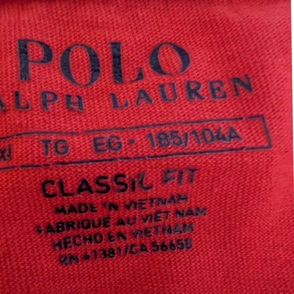 Polo Ralph Lauren Polo Ralph Lauren Mens Classic Fit Pocket T-Shirt Red Pony Hit Logo XL Size US XL / EU 56 / 4 - 4 Thumbnail