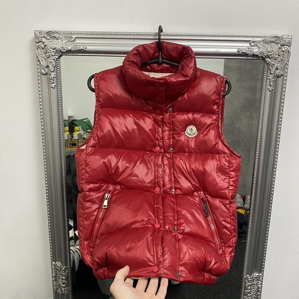 Moncler Moncler Vest Tib red vest Size S / US 4 / IT 40 - 3 Thumbnail
