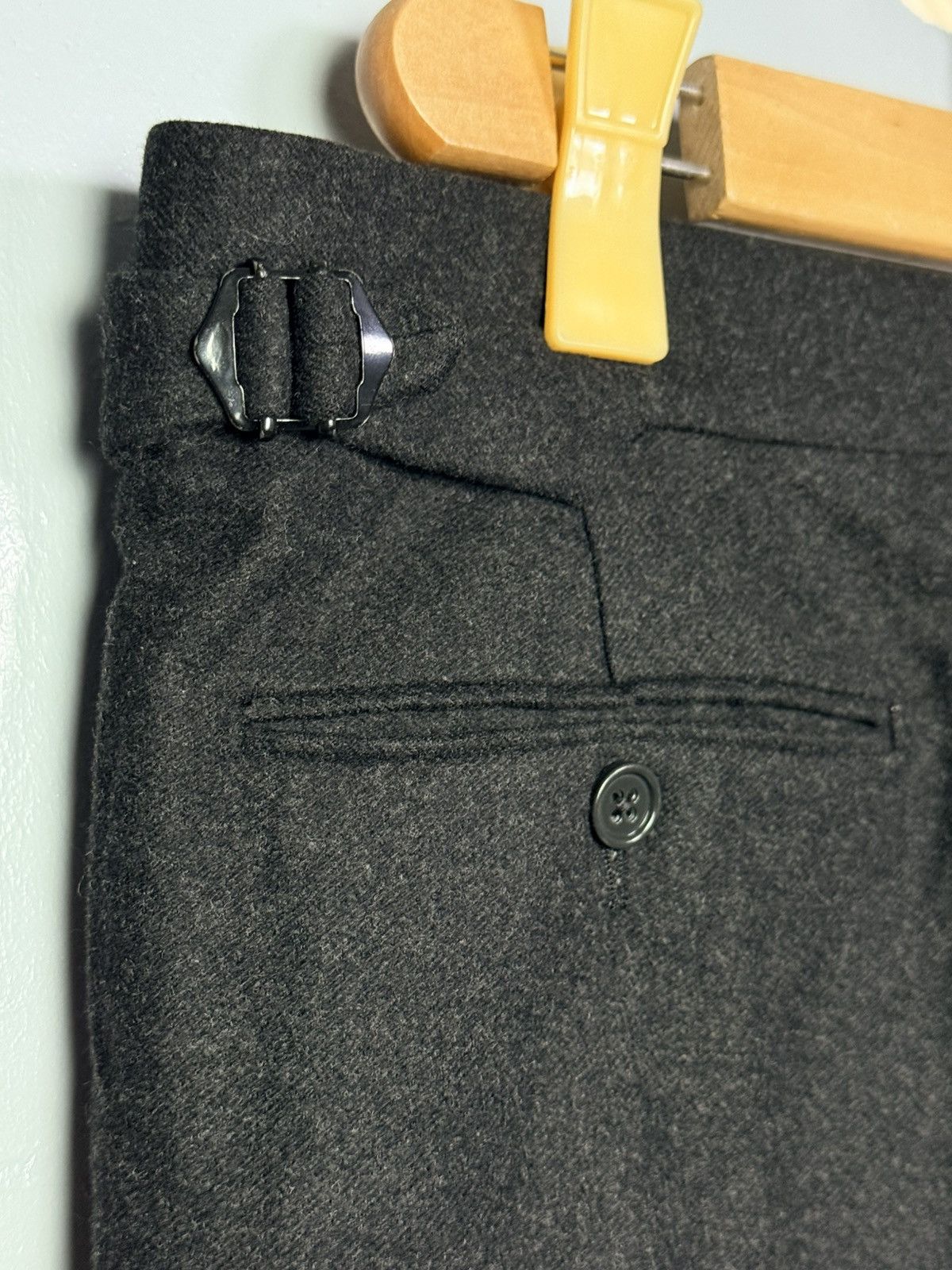 Ralph Lauren Purple Label Ralph Lauren Purple Label Gregory Wool Flannel Trouser Size US 34 / EU 50 - 9 Thumbnail